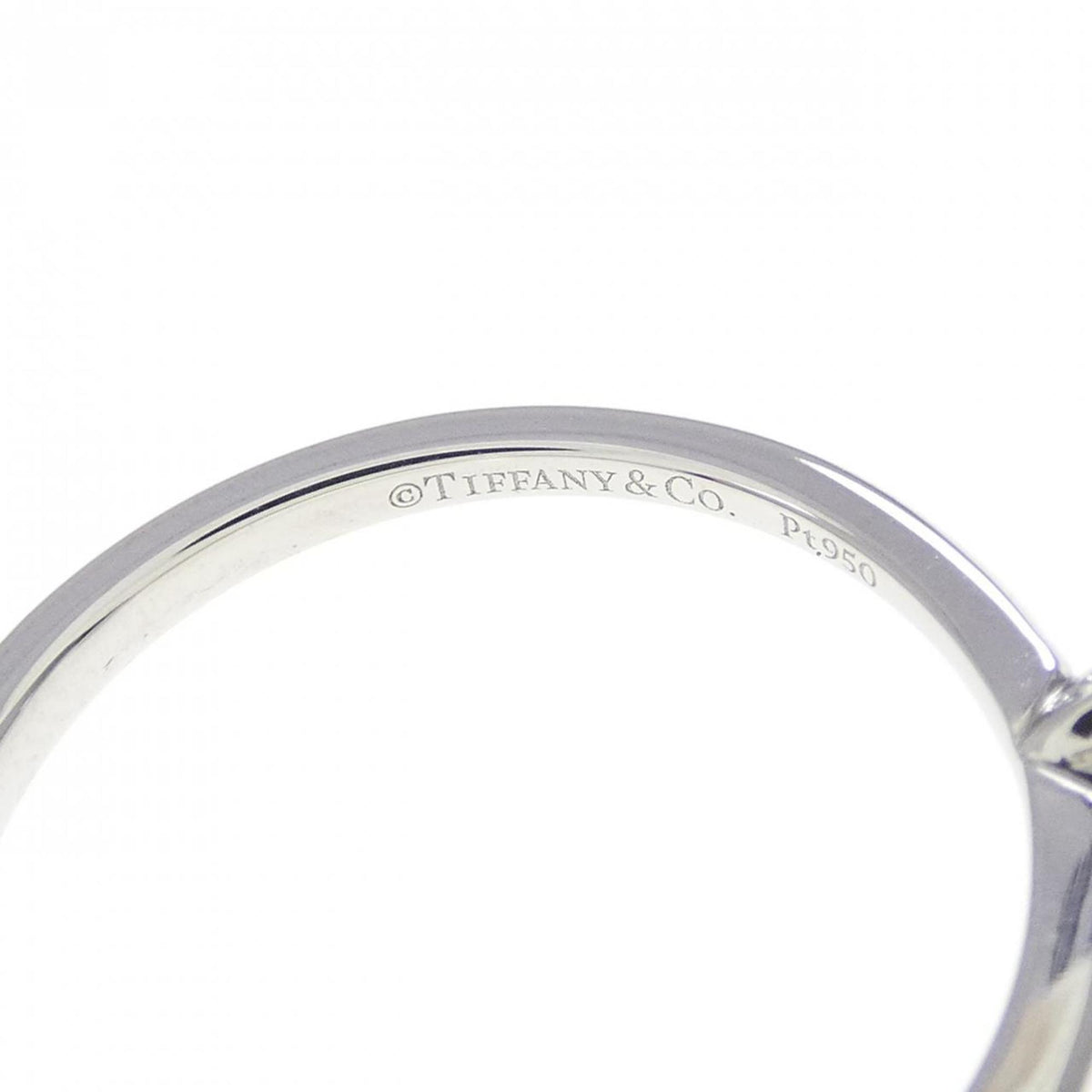 Tiffany Platinum 950 Band Ring (Pre-Owned)