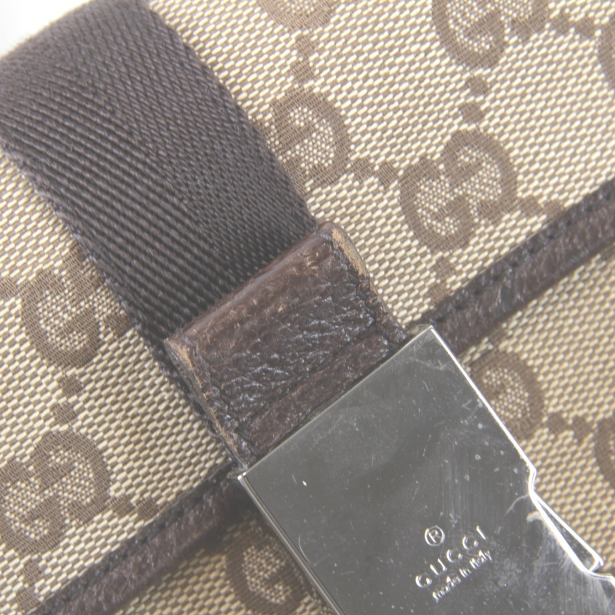 Gucci Beige Gg Canvas Fanny Pack (Pre-Owned)