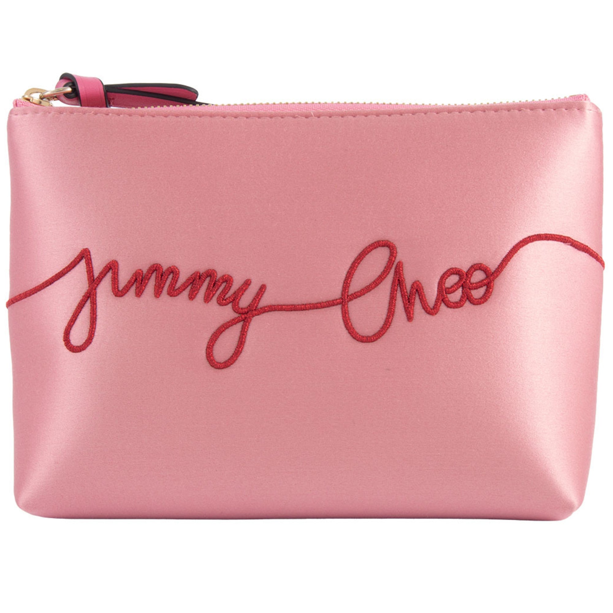 Jimmy Choo Pink Satin Pouch (Pre-Owned)