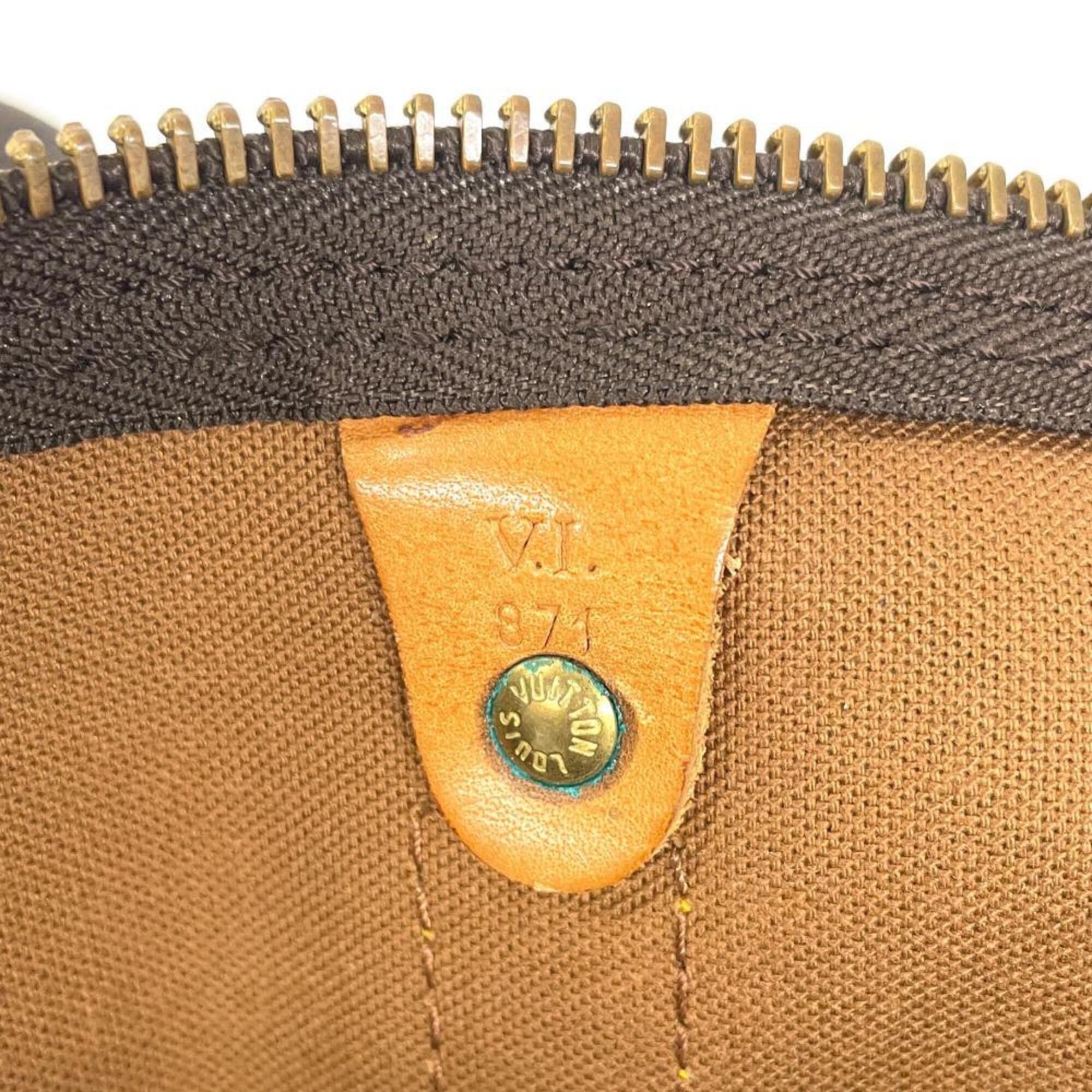 Louis Vuitton Brown Monogram Canvas Boston Bag (Pre-Owned)