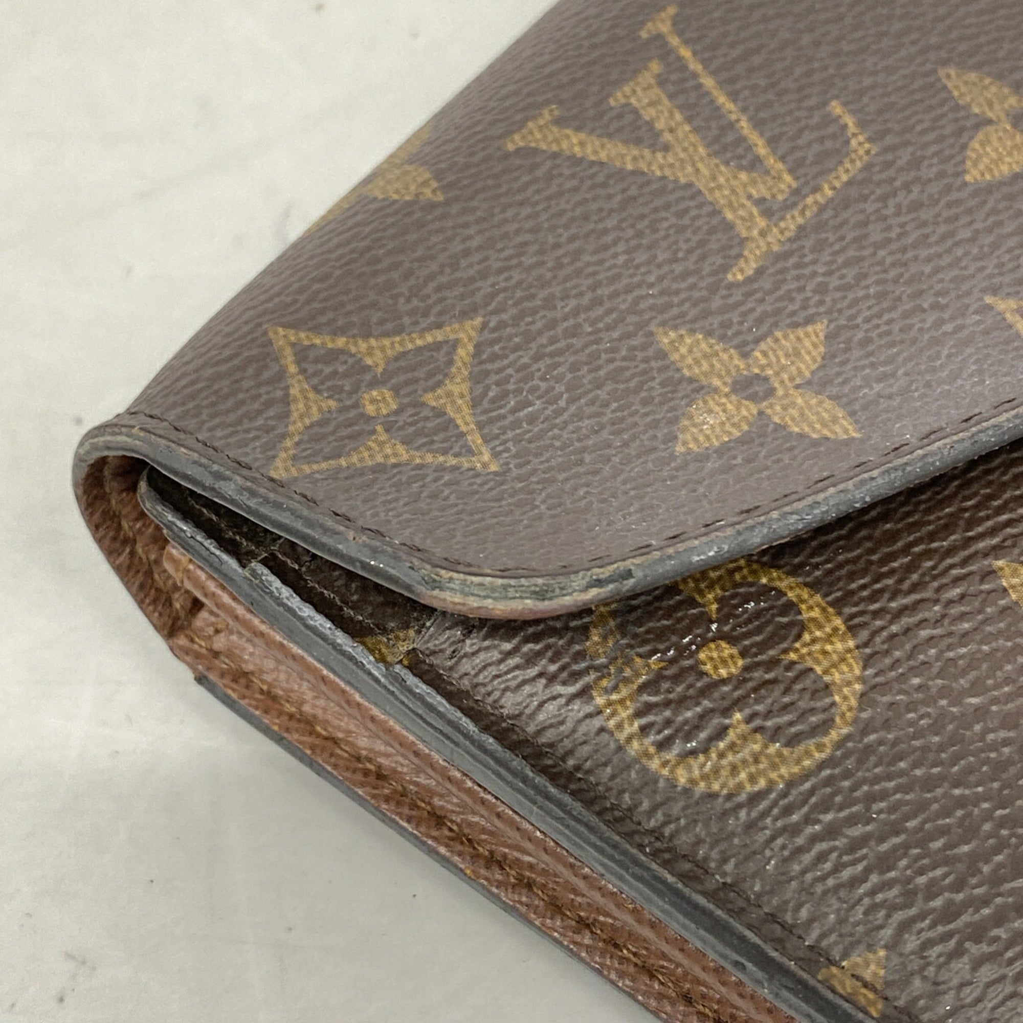 Louis Vuitton Brown Long Wallet (Bi-Fold) (Pre-Owned)
