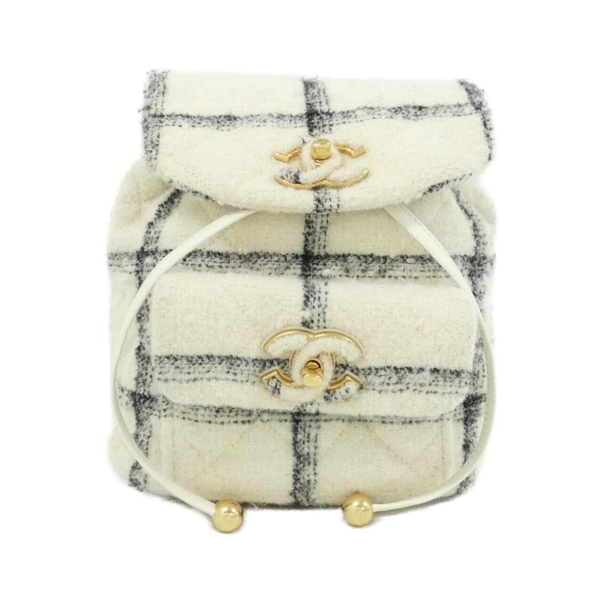 Chanel Black White Backpack (Pre-Owned)