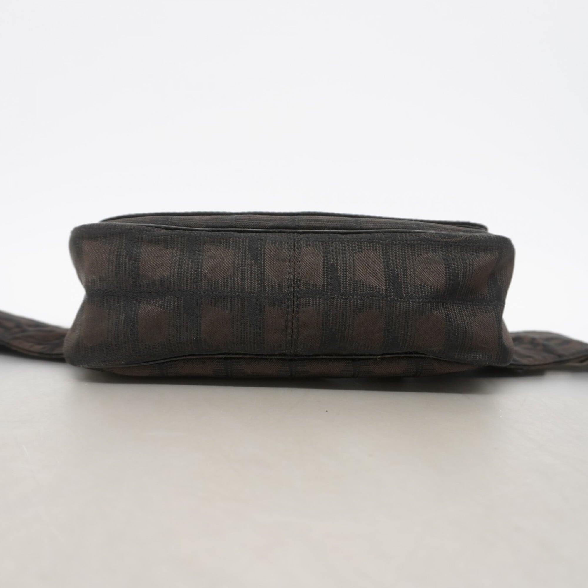 Chanel Black Brown Nylon Fanny Pack (Pre-Owned)