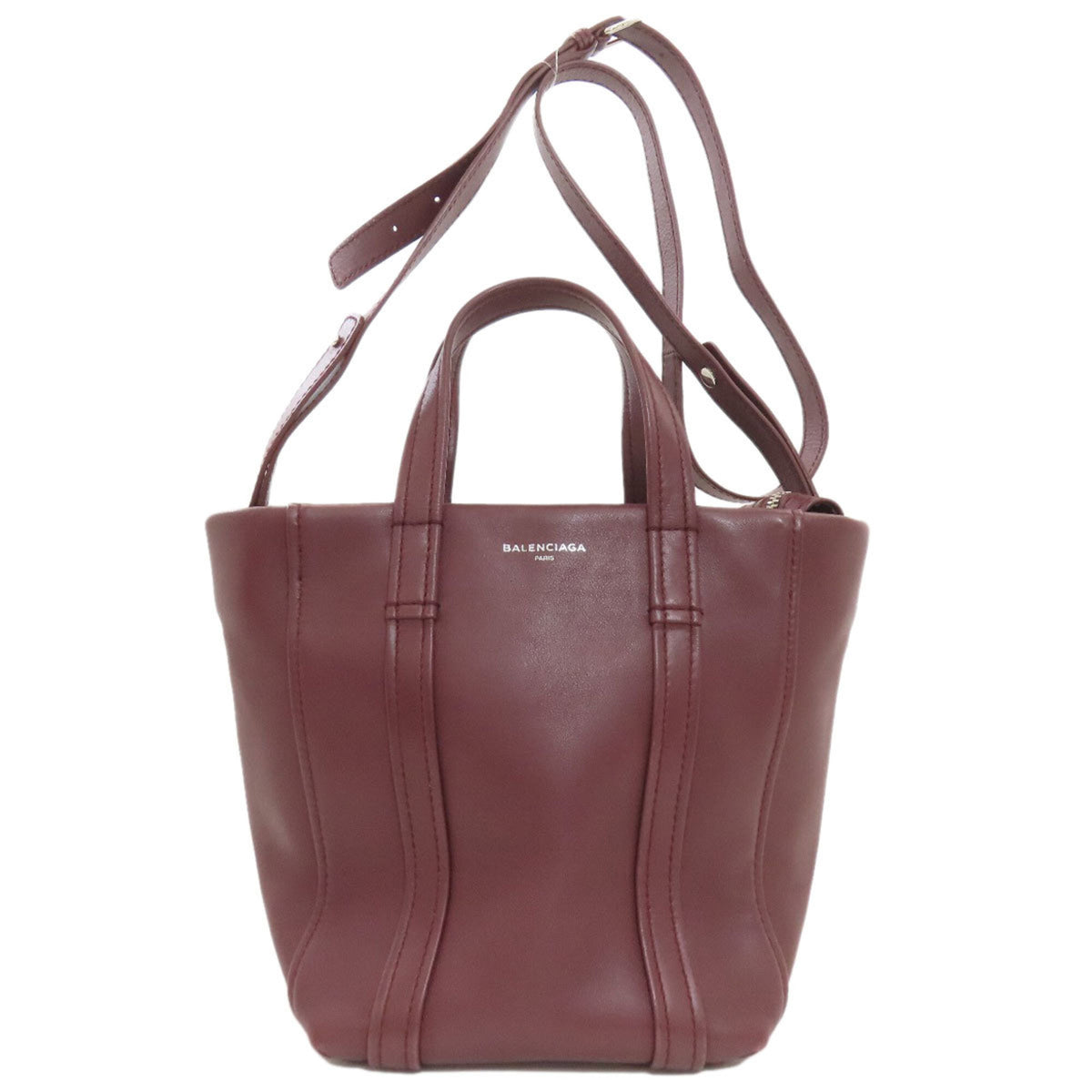 Balenciaga Bordeaux Leather Handbag (Pre-Owned)