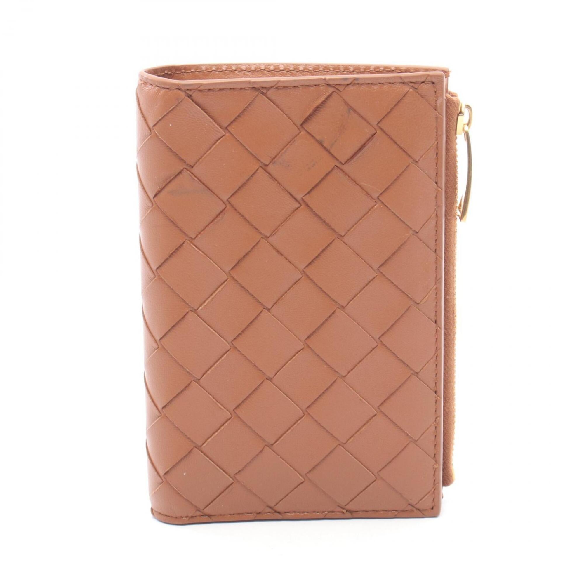 Bottega Veneta Brown Intrecciato Wallet (Bi-Fold) (Pre-Owned)