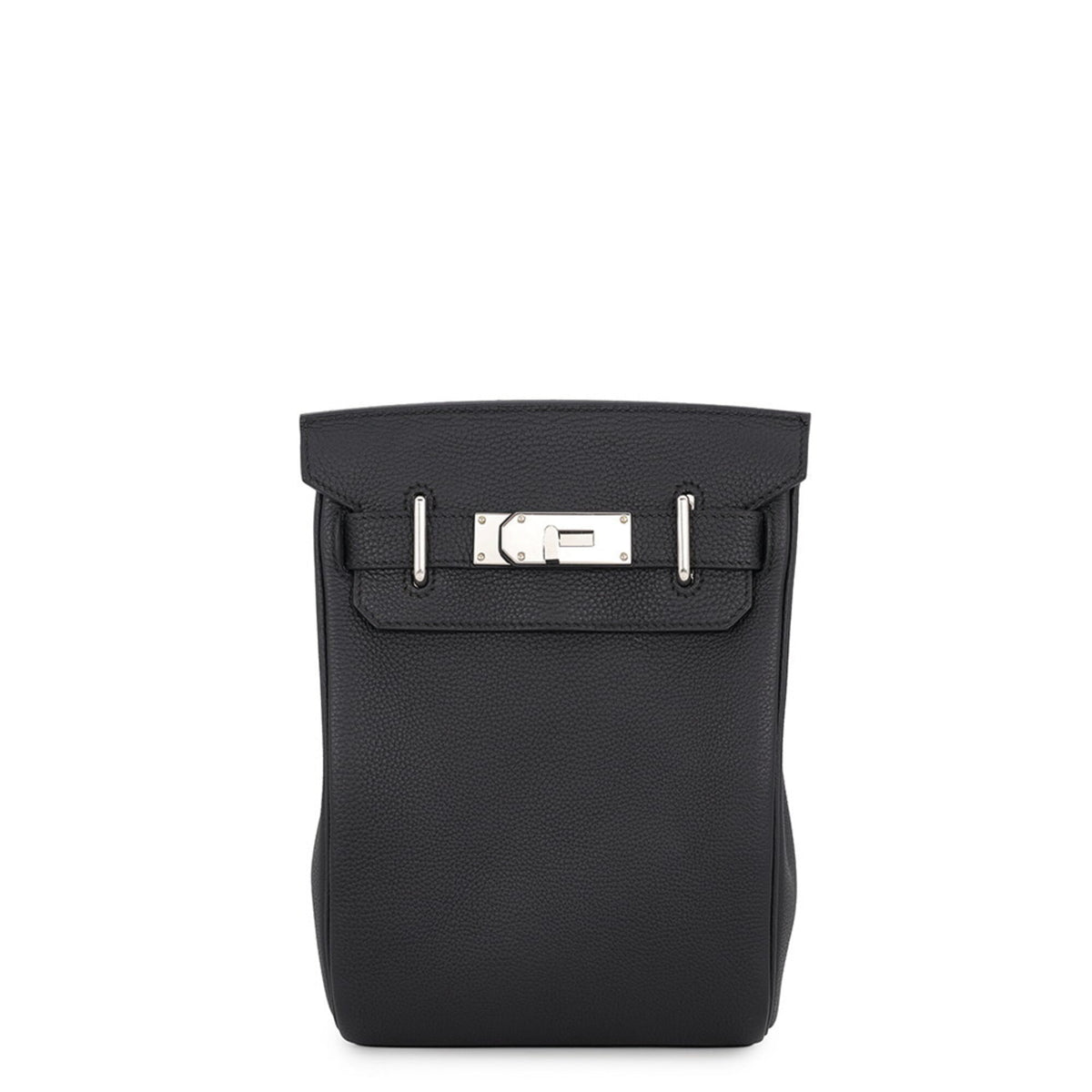 Hermes Black Togo Leather Handbag Sling Bag (Pre-Owned)