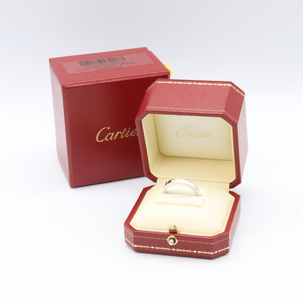 Cartier Silver White Gold (18K) Band Ring (Pre-Owned)