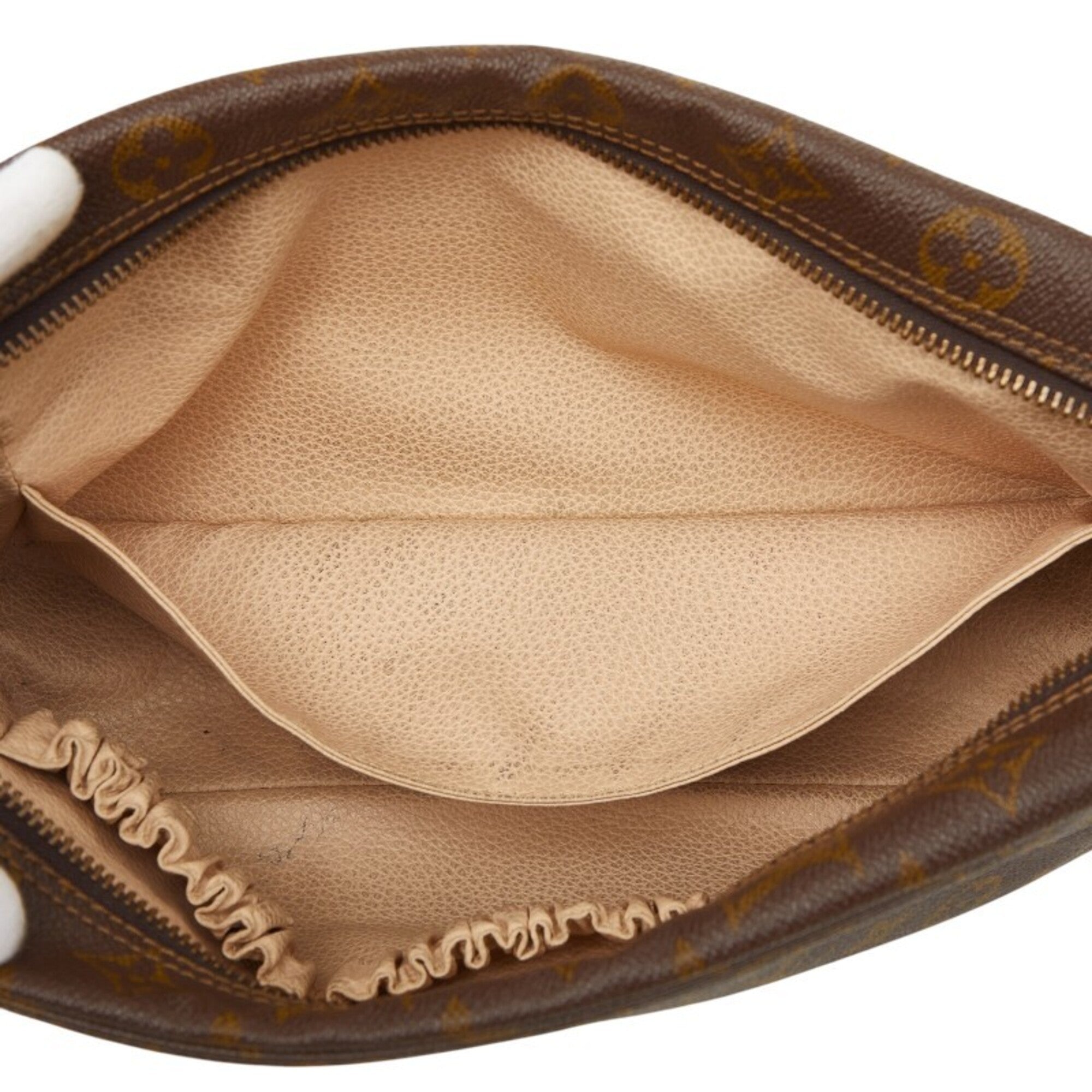 Louis Vuitton Brown Pvc Clutch Bag Handbag Pouch (Pre-Owned)