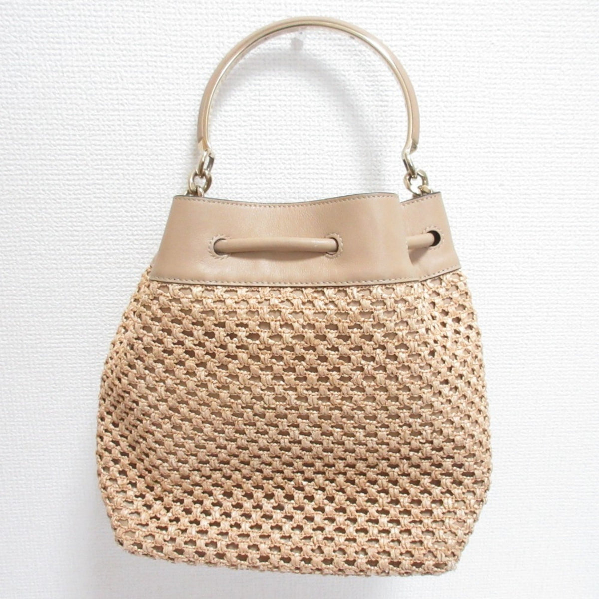 Jimmy Choo Beige Shoulder Bag (Pre-Owned)
