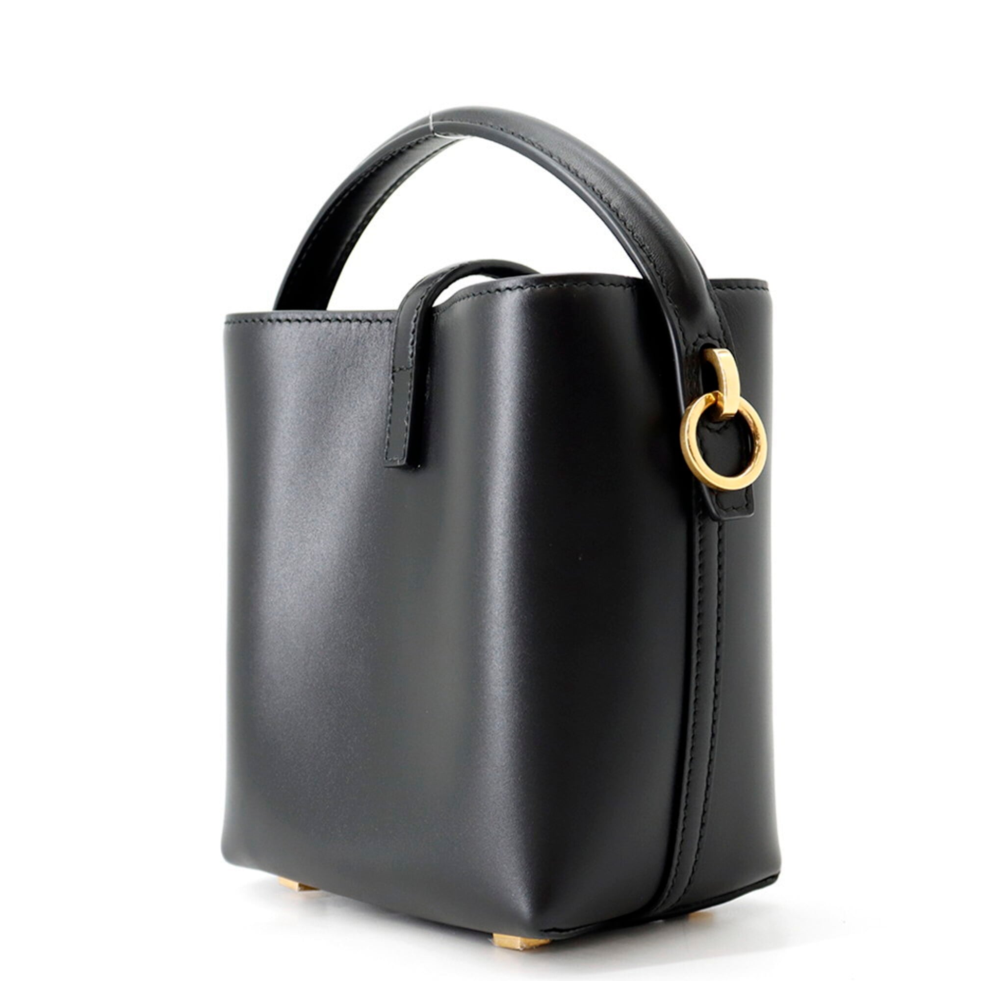 Yves Saint Laurent Black Leather Handbag (Pre-Owned)