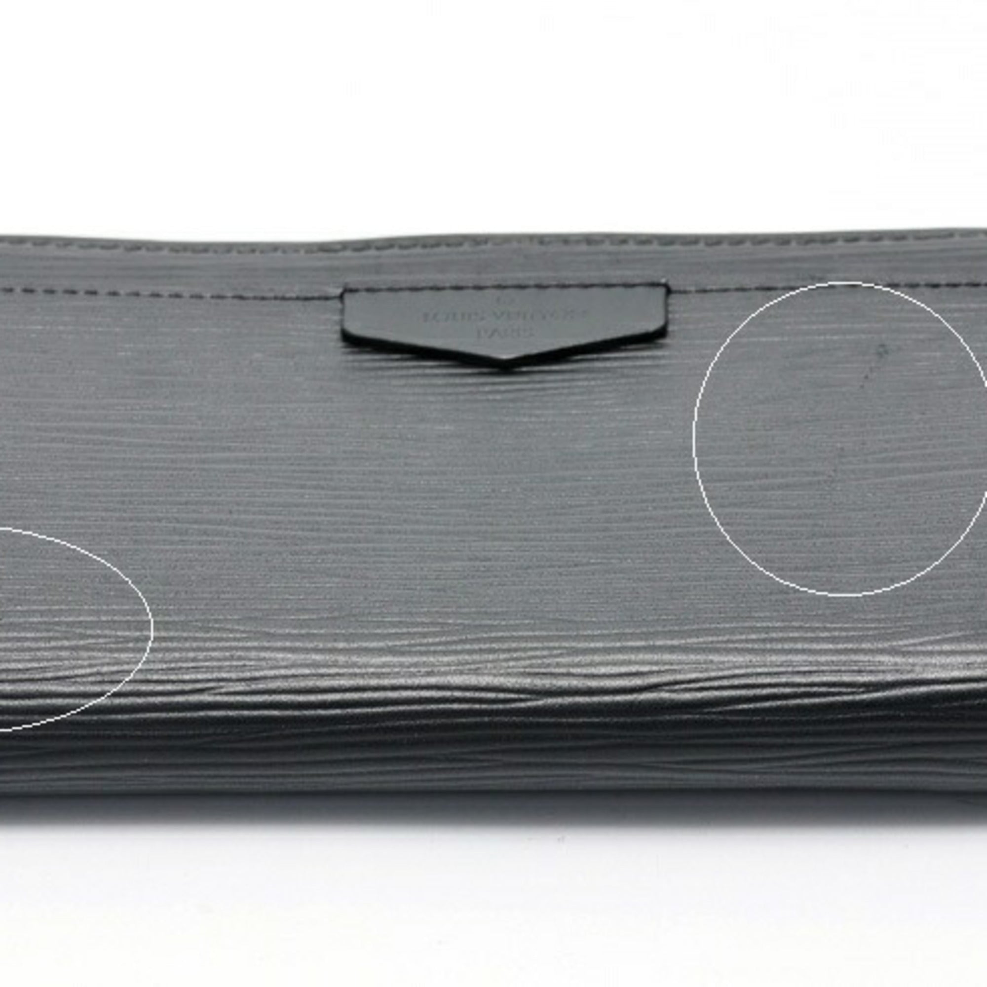 Louis Vuitton Black Noir Epi Leather Coin Purse/Coin Case (Pre-Owned)