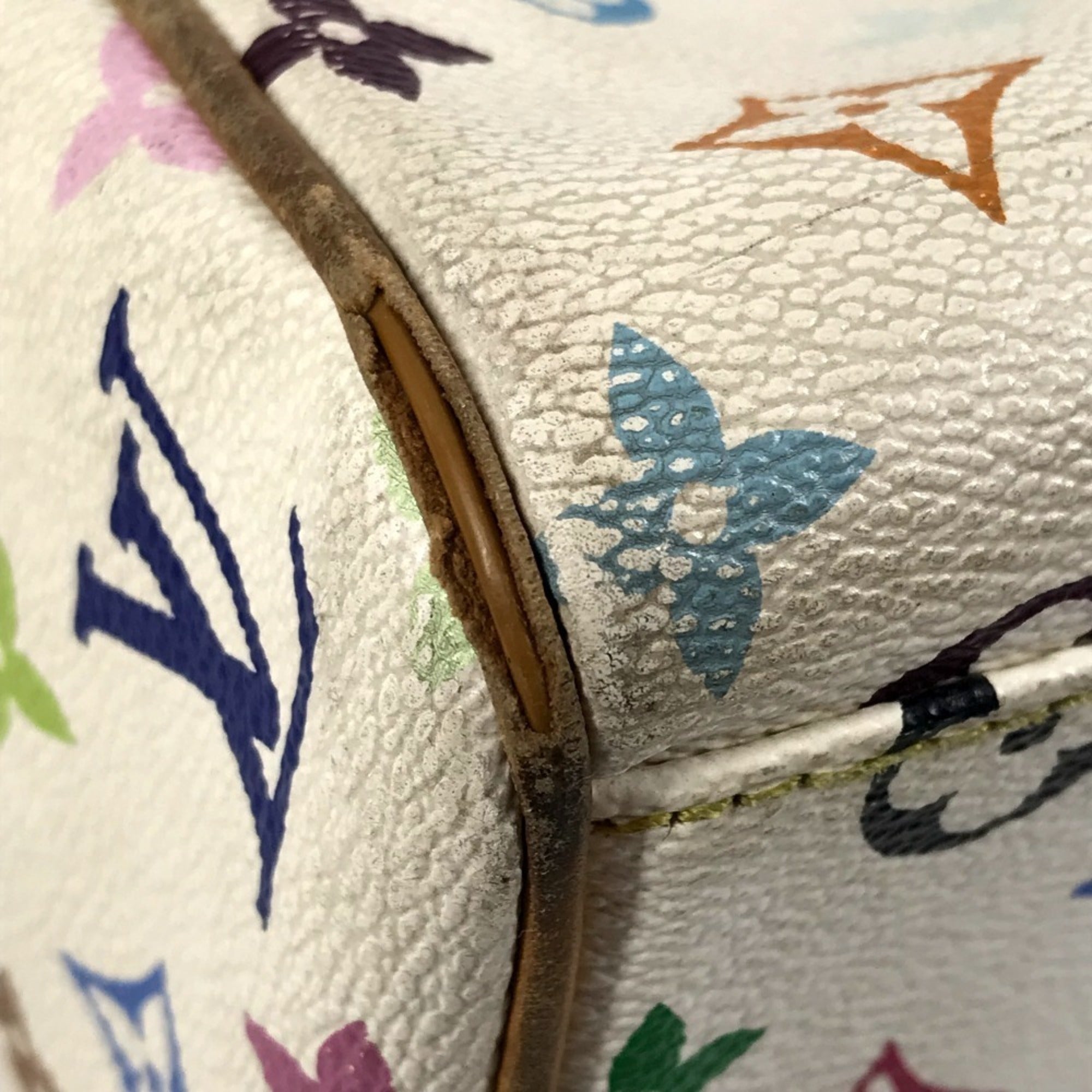 Louis Vuitton Blanc Monogram Multicolore Shoulder Bag Tote Bag (Pre-Owned)