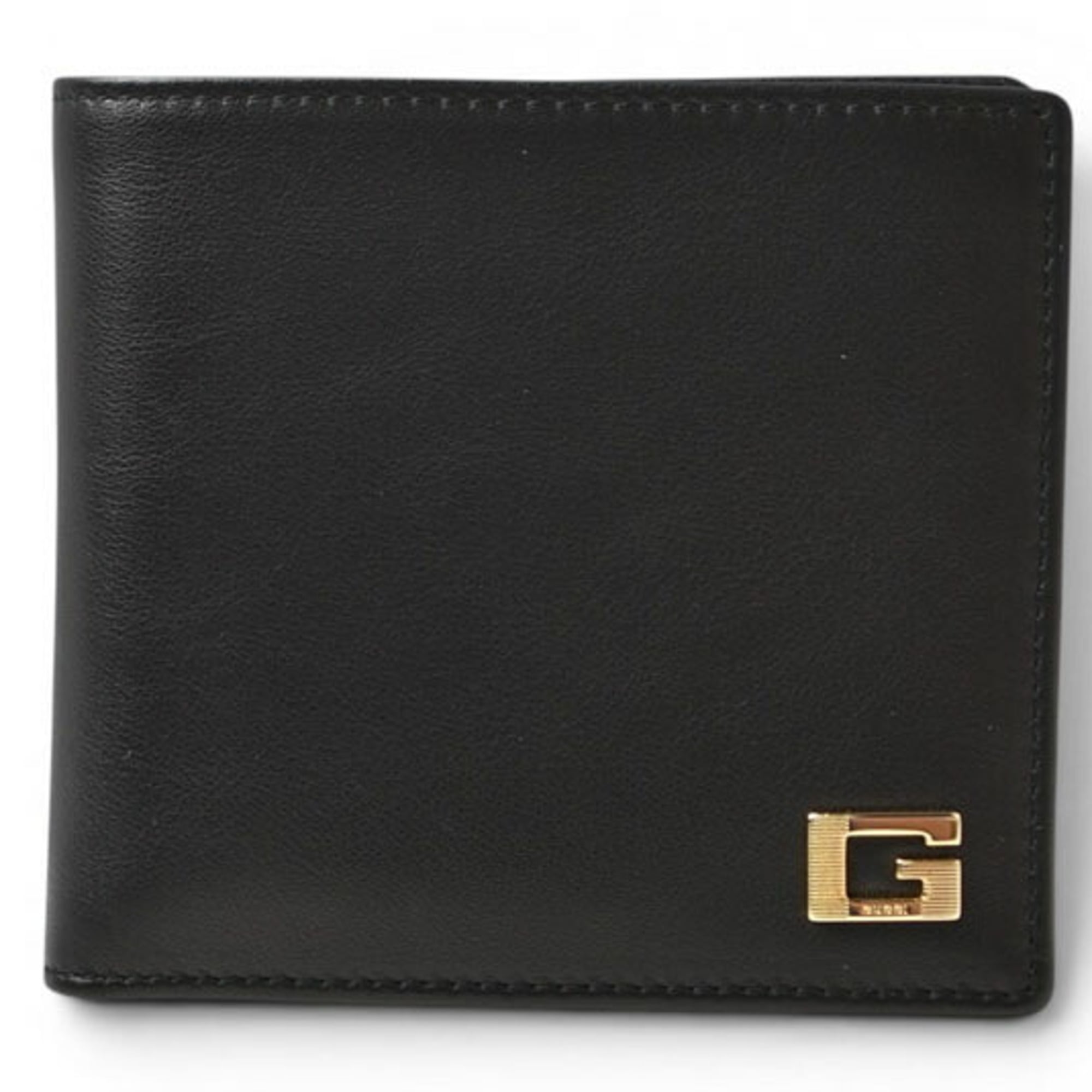 Gucci Black Leather Wallet (Bi-Fold) (Pre-Owned)
