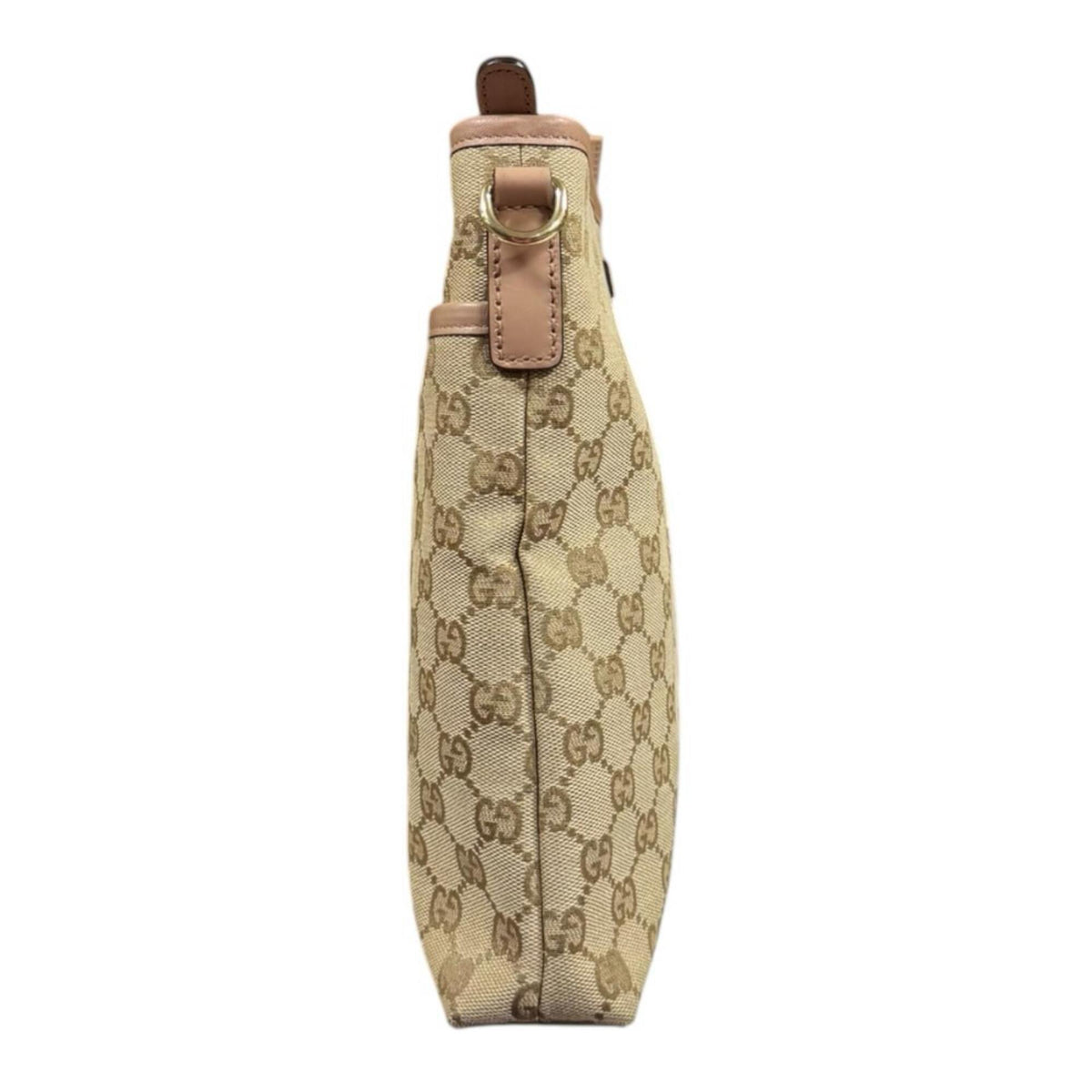 Gucci Gg Canvas Beige Pink Gg Canvas Shoulder Bag (Pre-Owned)