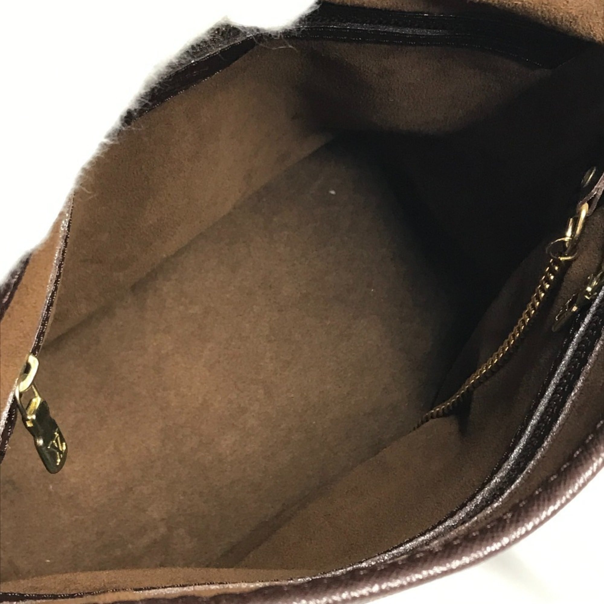 Louis Vuitton Brown Damier Canvas Ebene Damier Canvas Pouch Shoulder Bag Tote Bag (Pre-Owned)