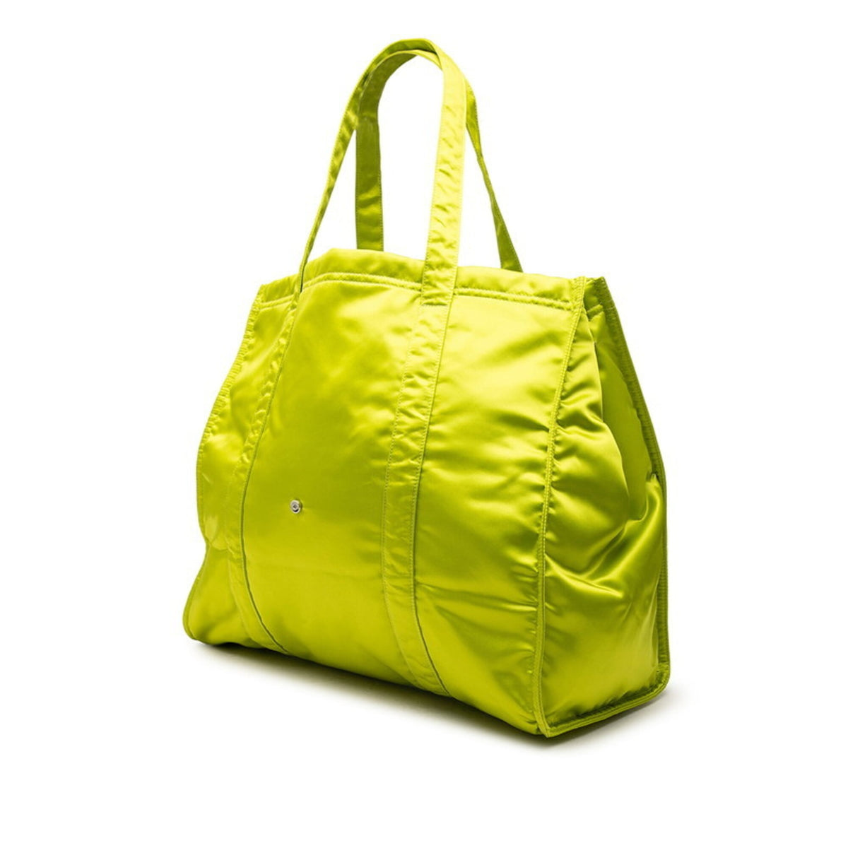 Fendi Green Nylon Shoulder Bag Tote Bag (Pre-Owned)