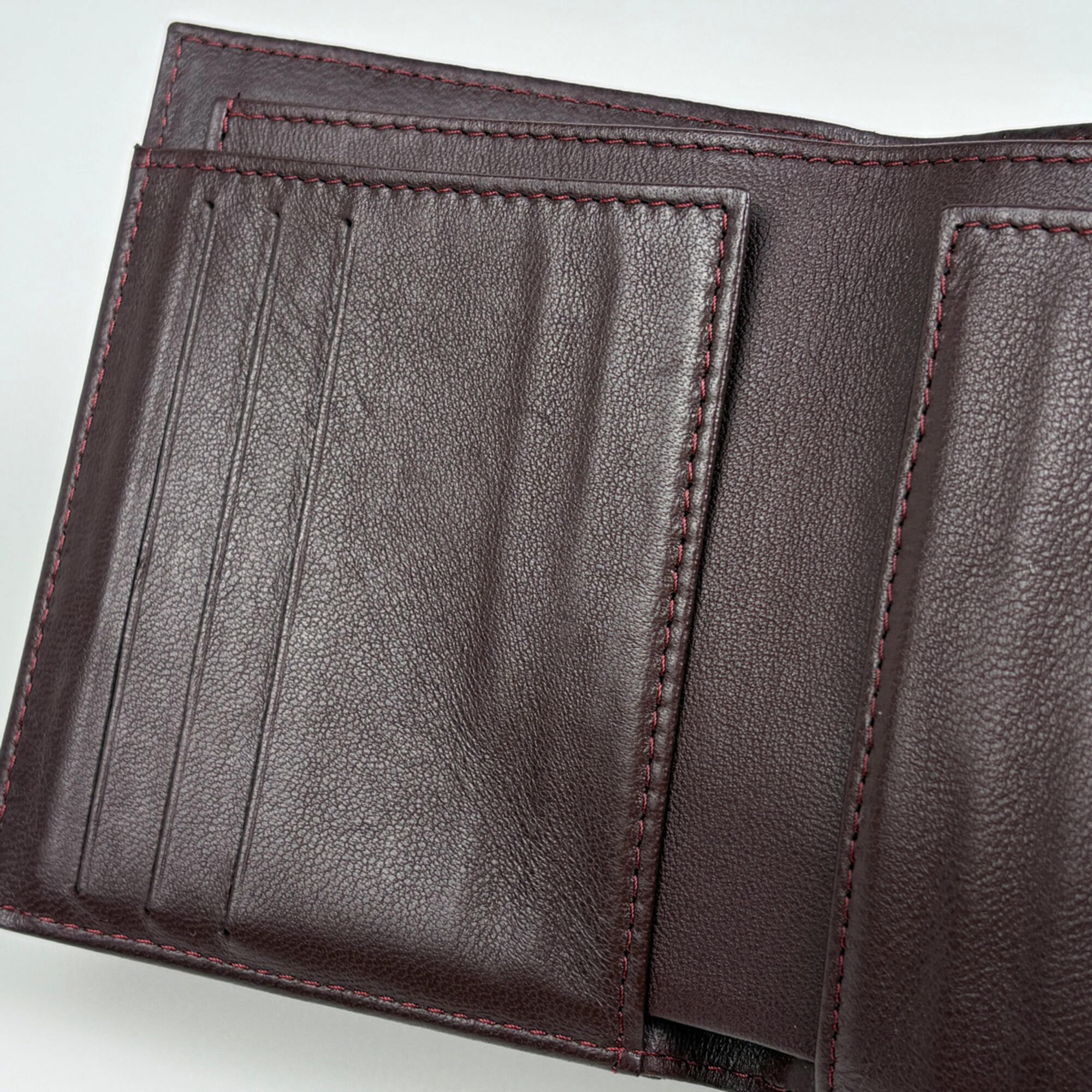 Chanel Black Leather Wallet (Tri-Fold) (Pre-Owned)