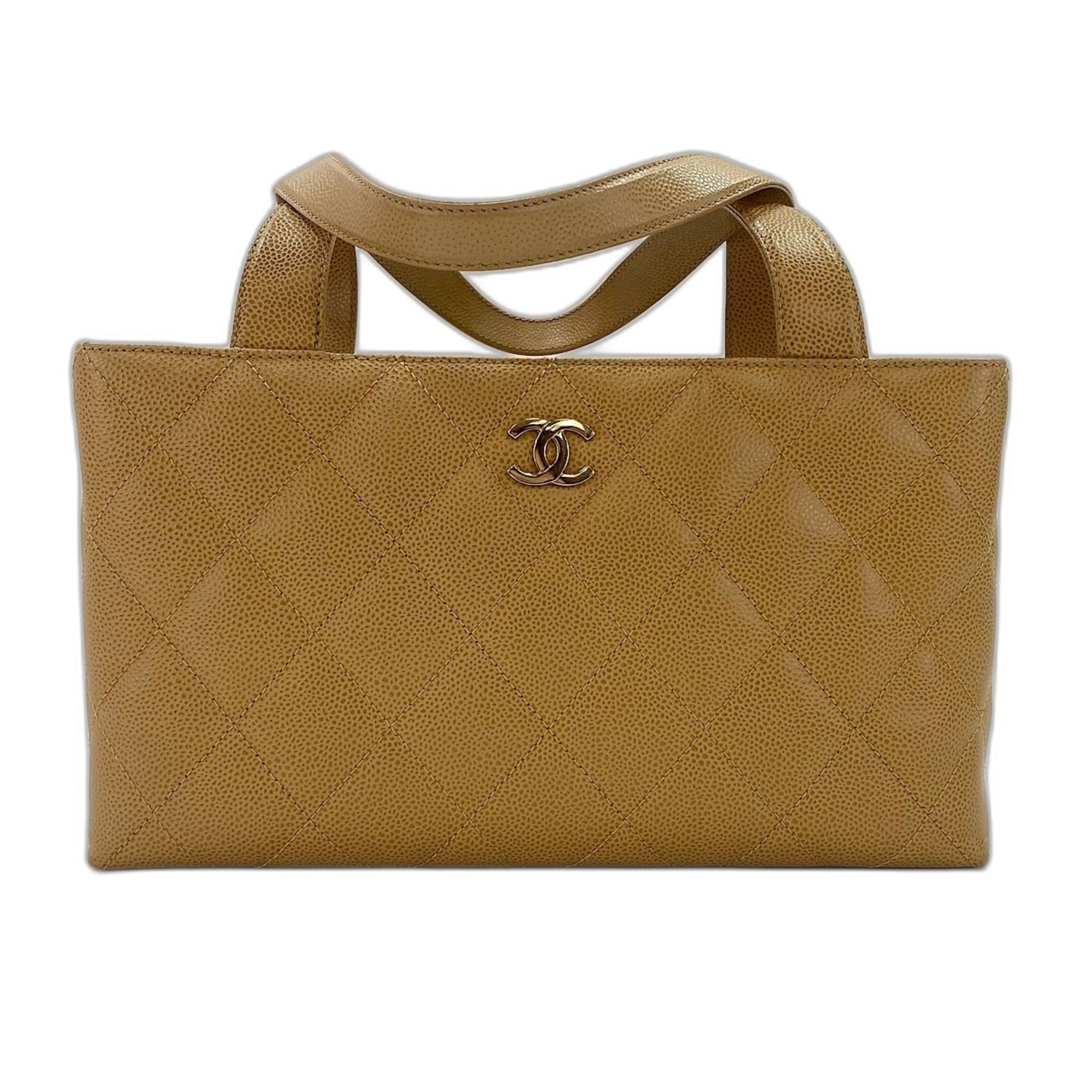 Chanel Matelasse Beige Tote Bag (Pre-Owned)