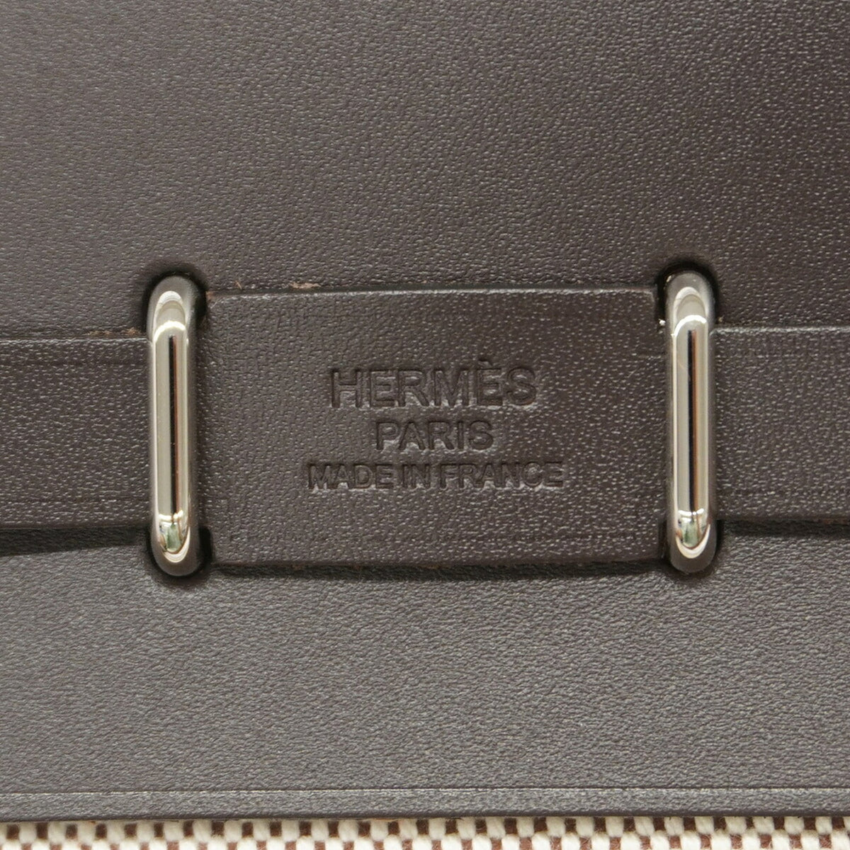 Hermes Brown Toile H Shoulder Bag (Pre-Owned)