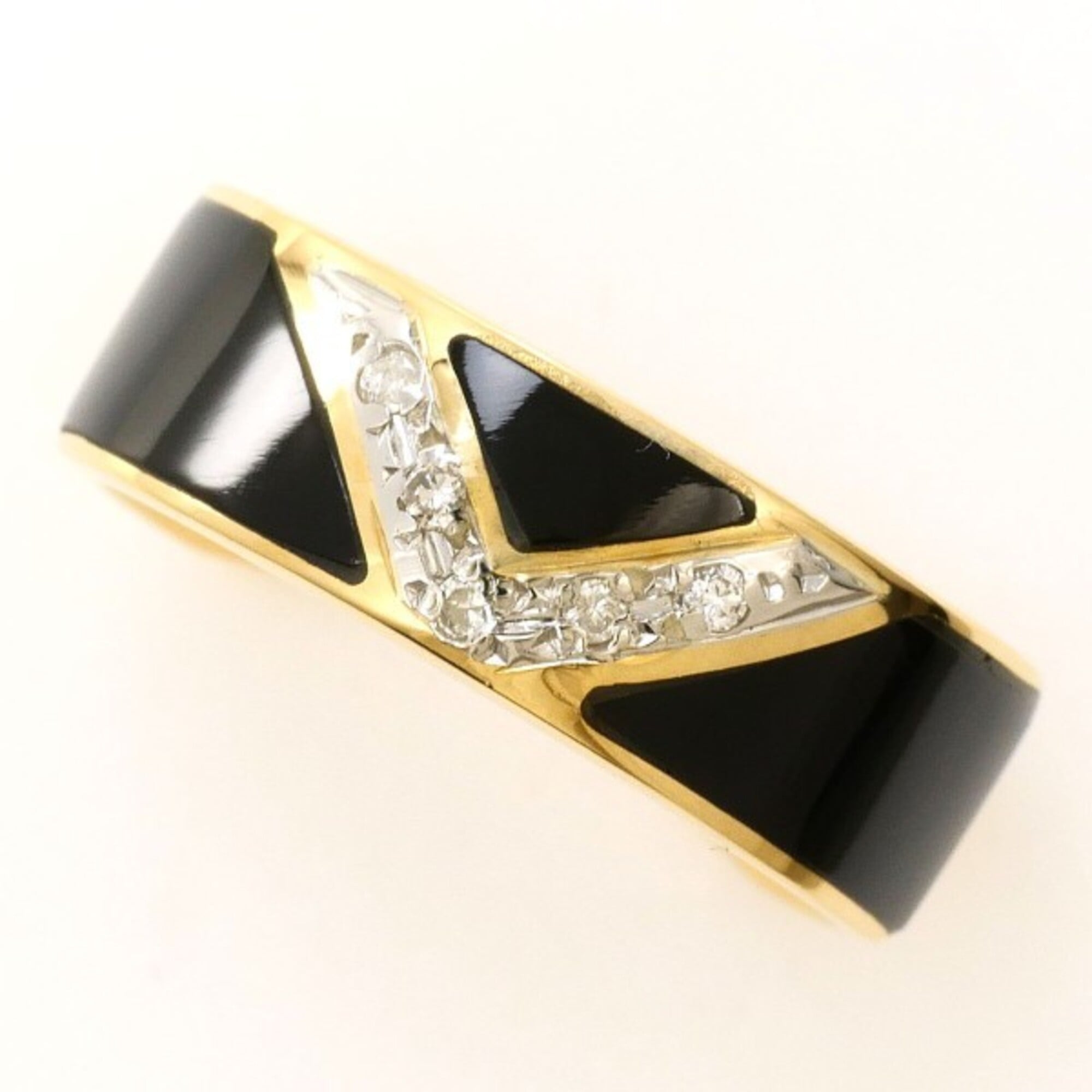 Unbranded Platinum Yellow Gold Yellow Gold (18K) Platinum 900 Band Ring (Pre-Owned)