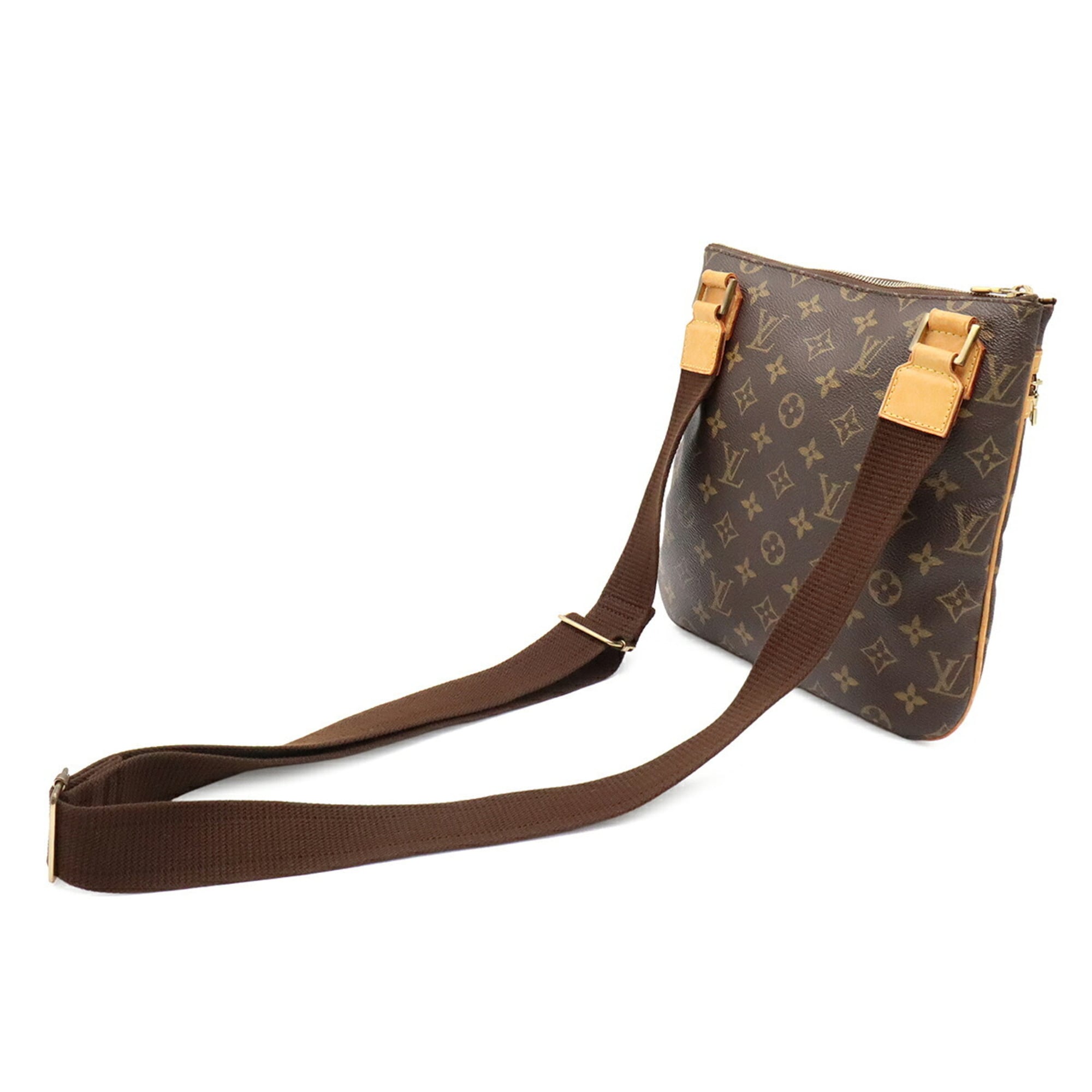 Louis Vuitton Brown Monogram Monogram Pochette Shoulder Bag (Pre-Owned)