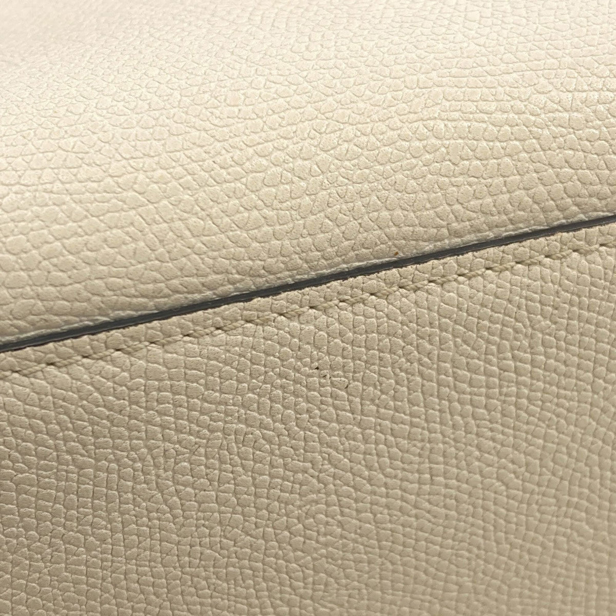 Valextra Light Gray Leather Handbag (Pre-Owned)