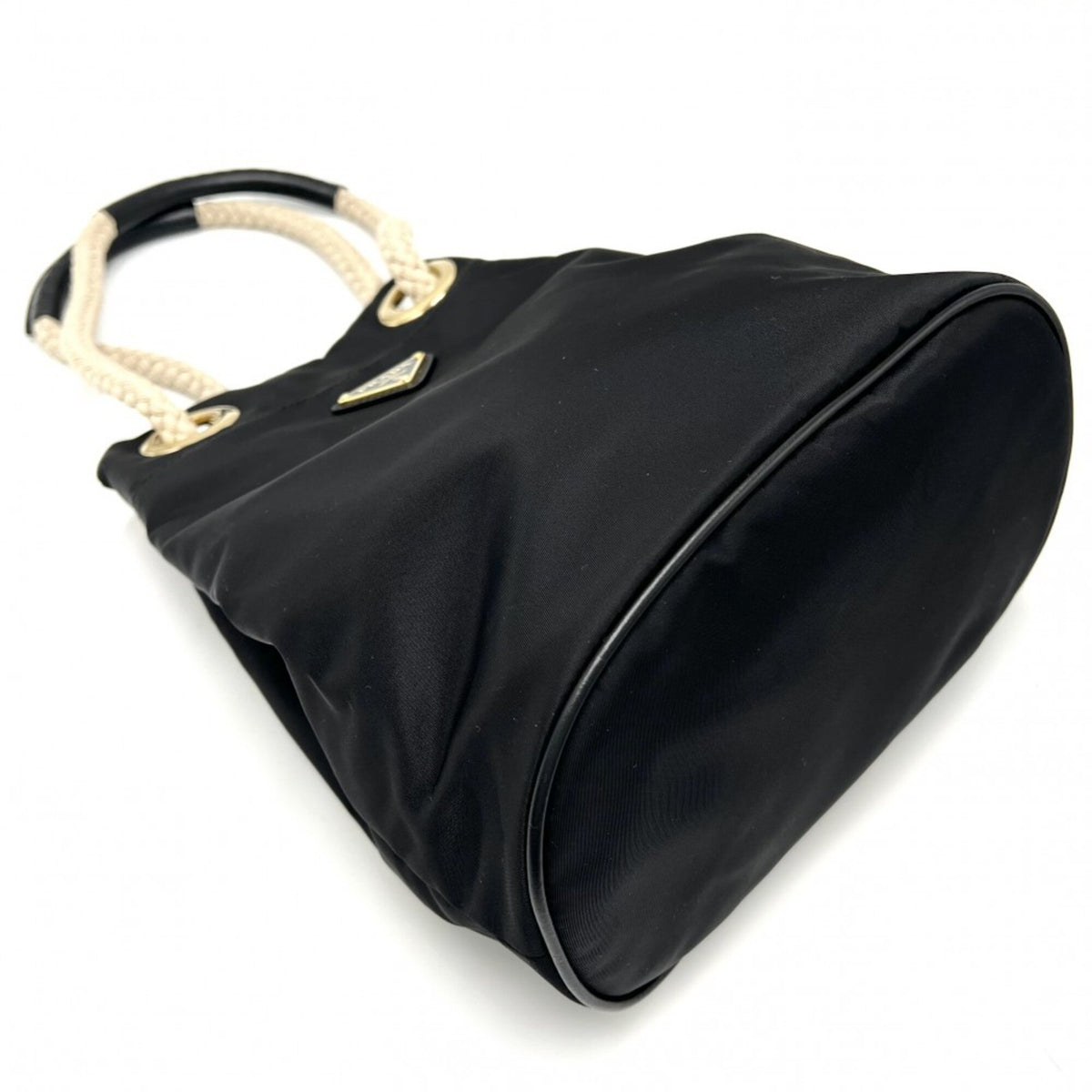 Prada Black Nylon Handbag (Pre-Owned)