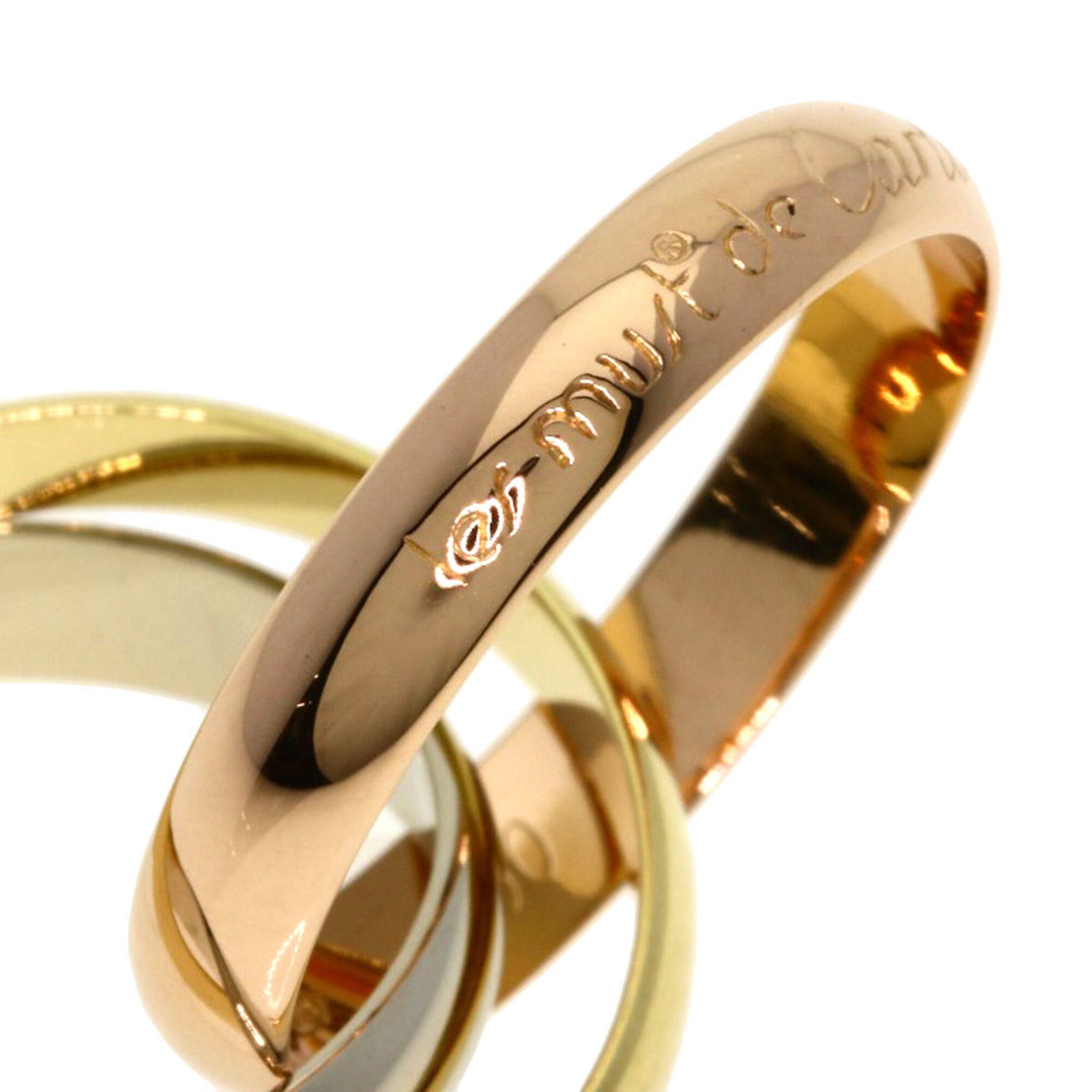 Cartier Yellow Gold (18K) Pink Gold (18K) White Gold (18K) Band Ring (Pre-Owned)