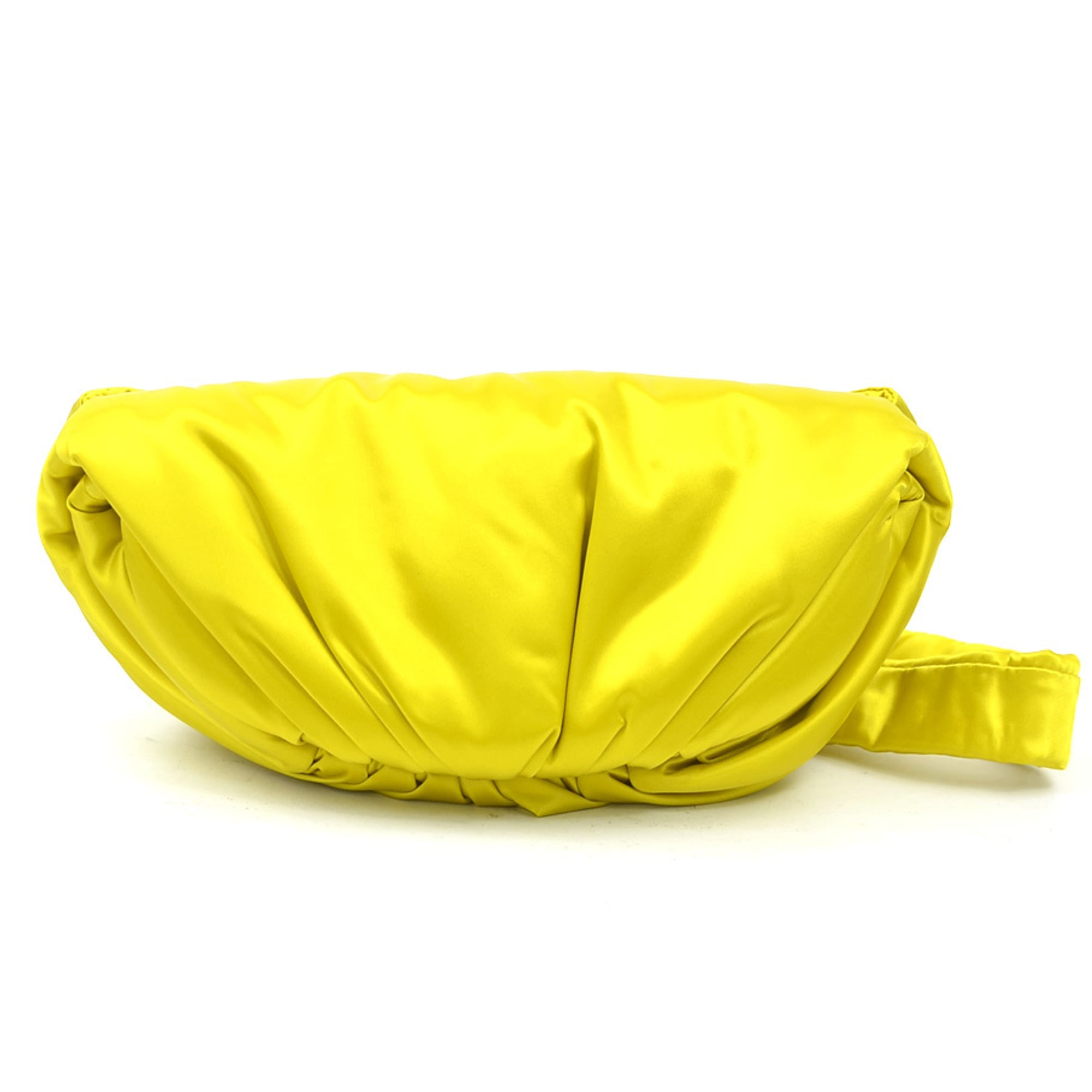 Bottega Veneta Yellow Satin Sling Bag (Pre-Owned)
