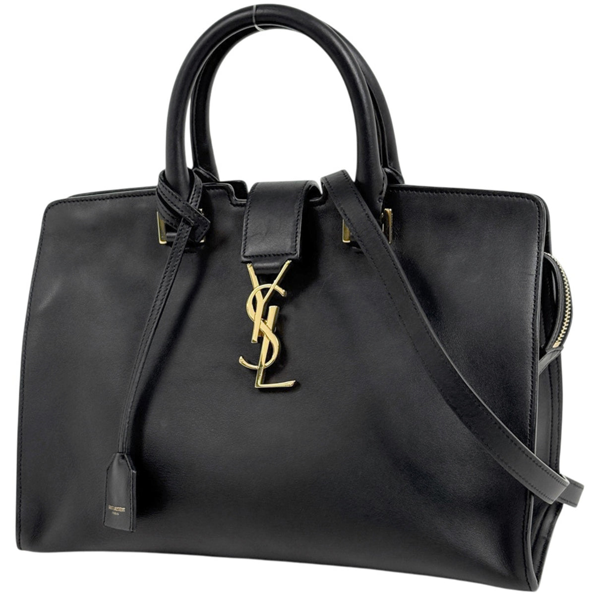 Yves Saint Laurent Black Leather Handbag (Pre-Owned)