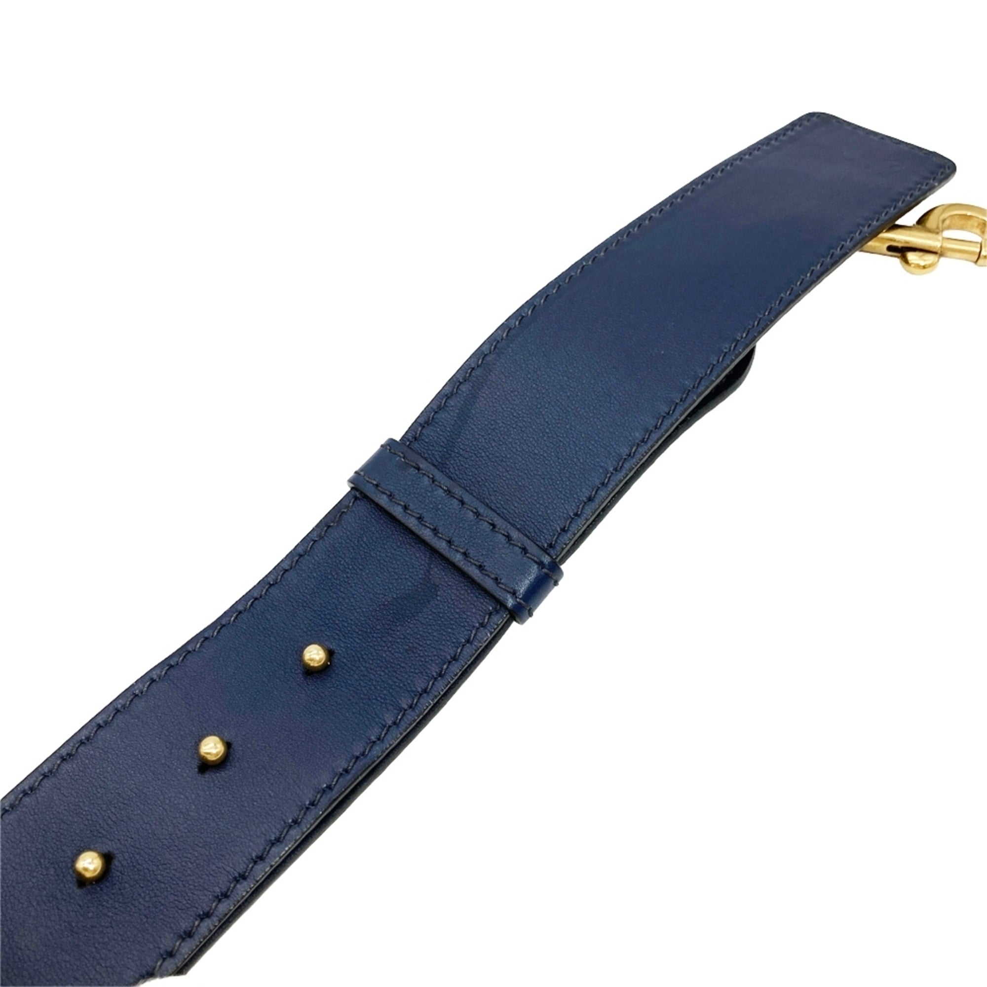Christian Dior Navy Leather Handbag (Pre-Owned)