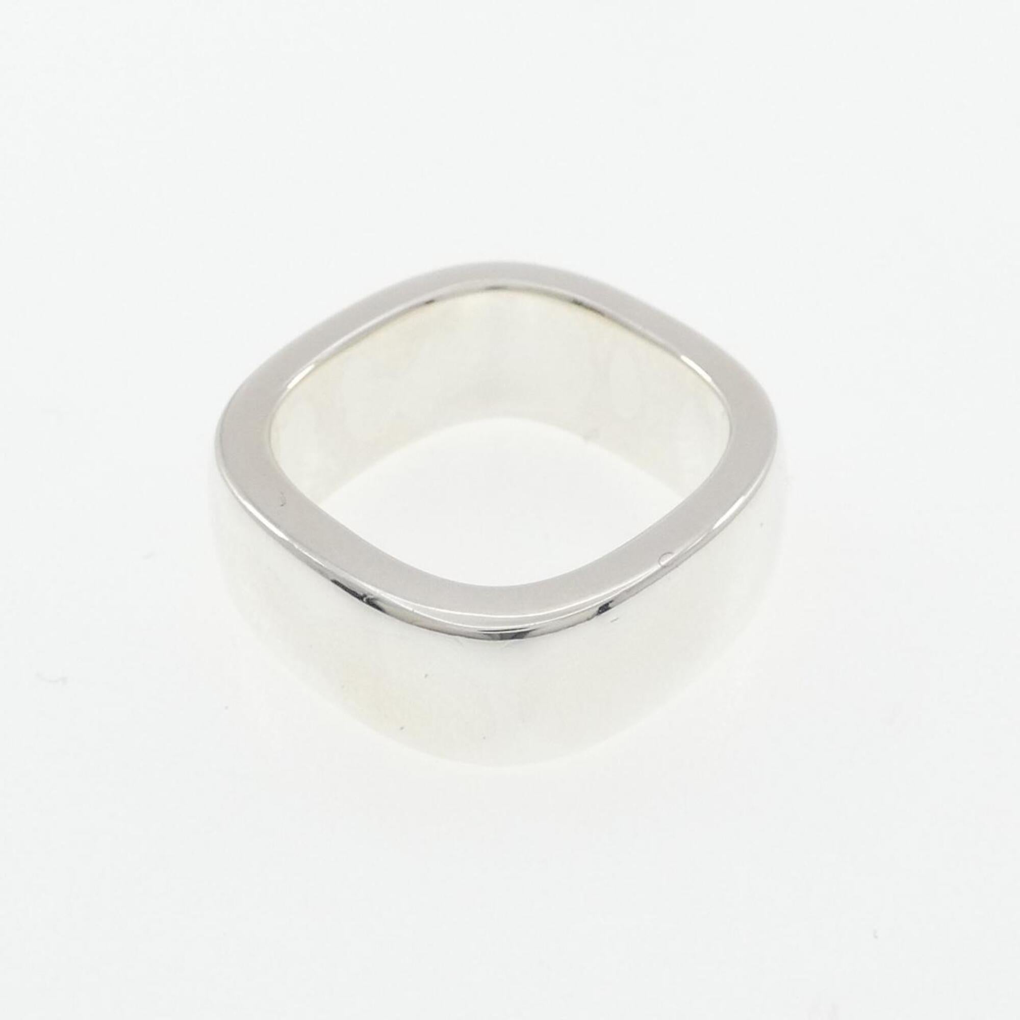 Hermes Silver 925 Band Ring (Pre-Owned)