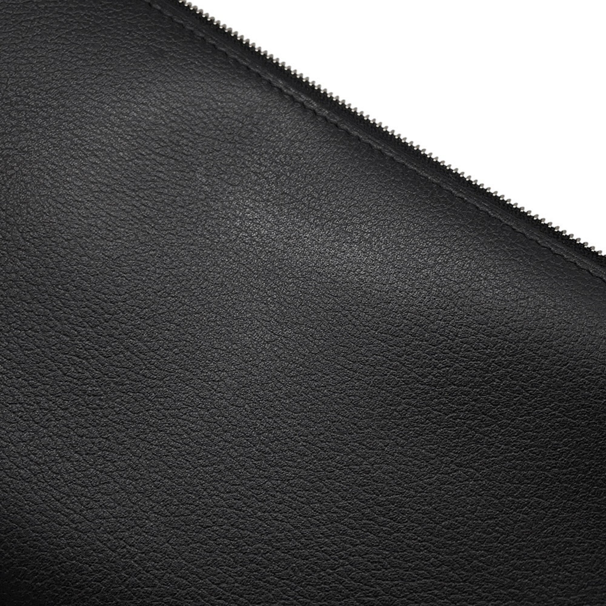 Hermes Black Evergrain Leather Handbag (Pre-Owned)