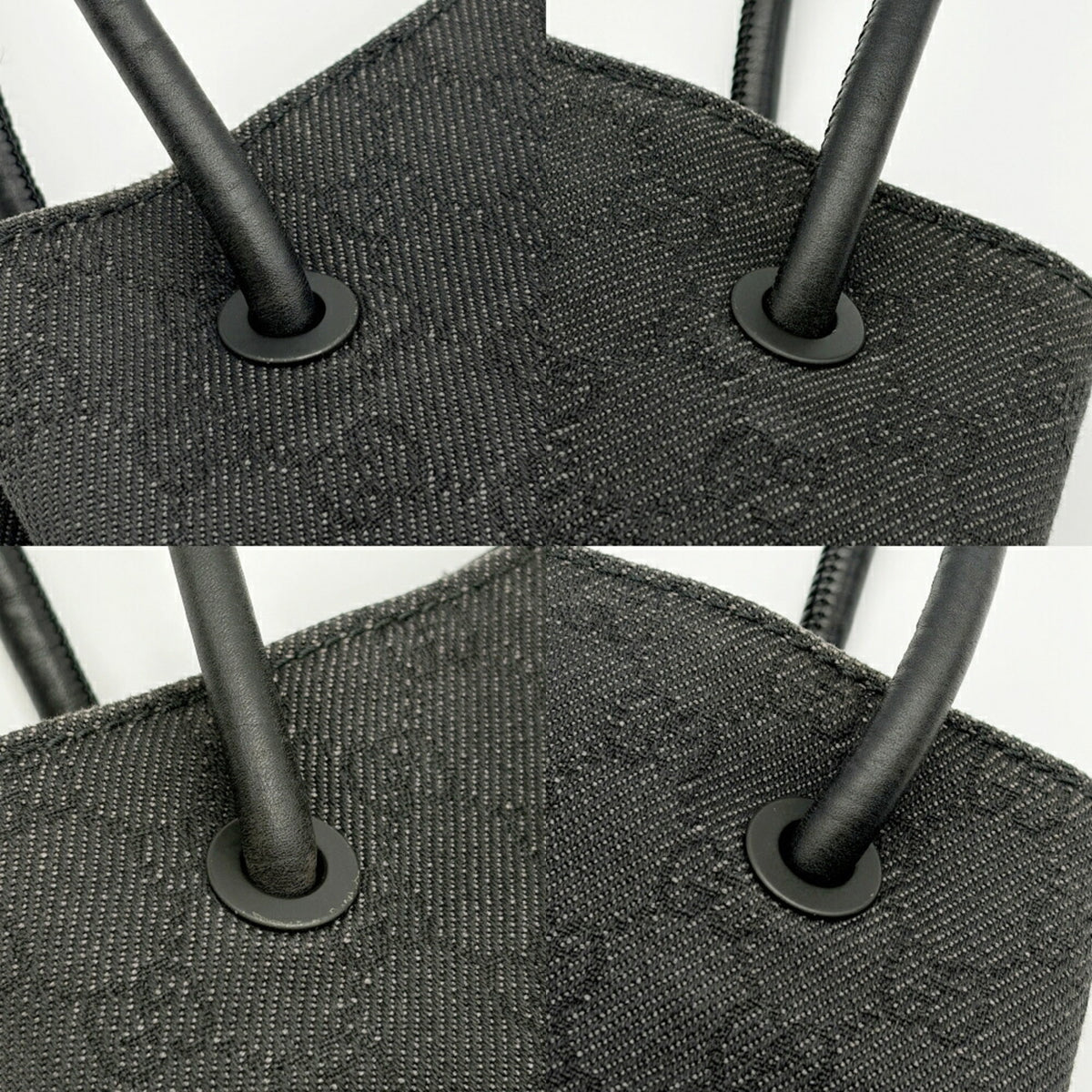 Gucci Black Gg Canvas Shoulder Bag Tote Bag (Pre-Owned)