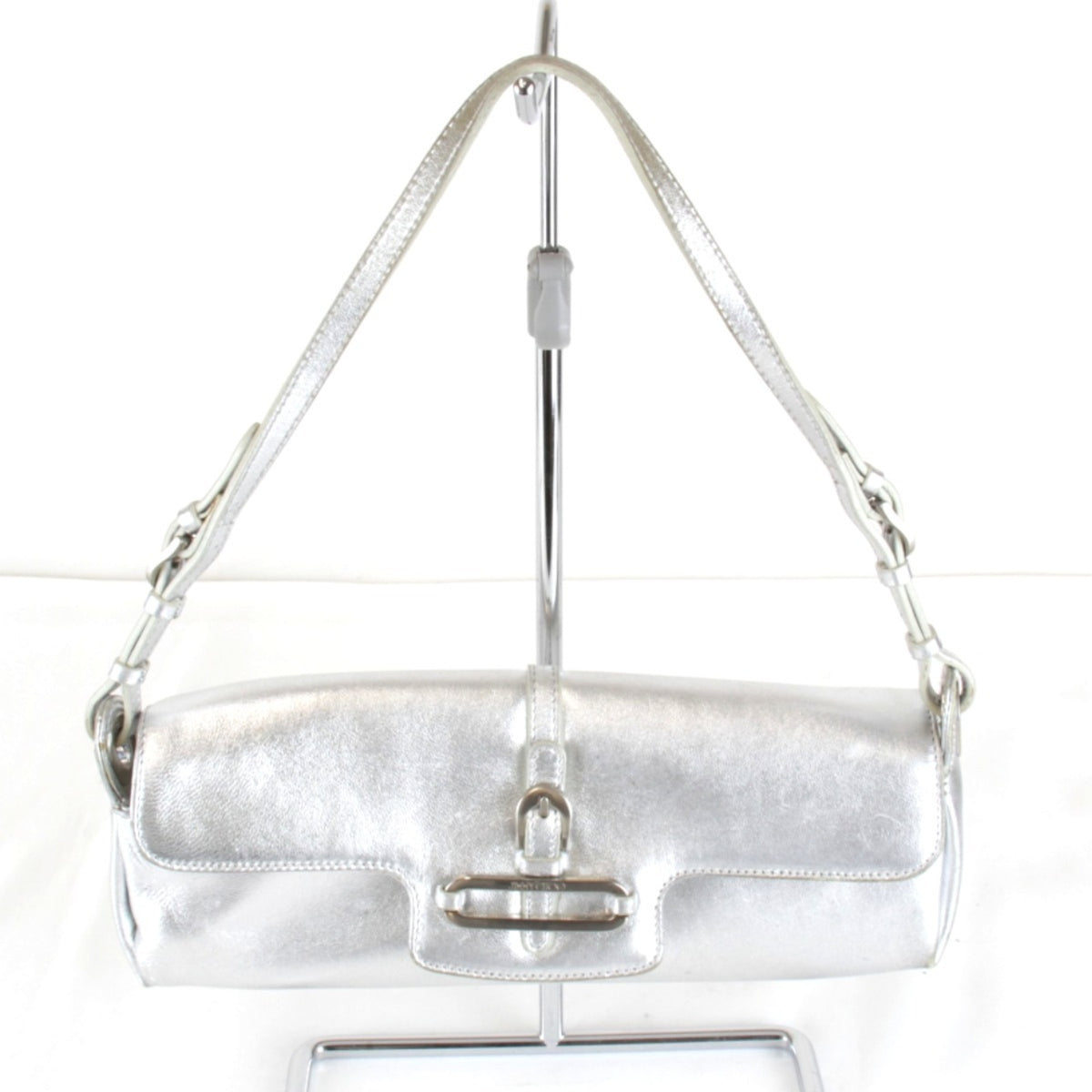 Jimmy Choo Silver Leather Handbag (Pre-Owned)