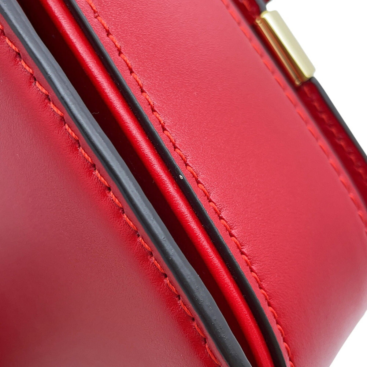 Louis Vuitton Red Color Exotic Leather Handbag Shoulder Bag (Pre-Owned)