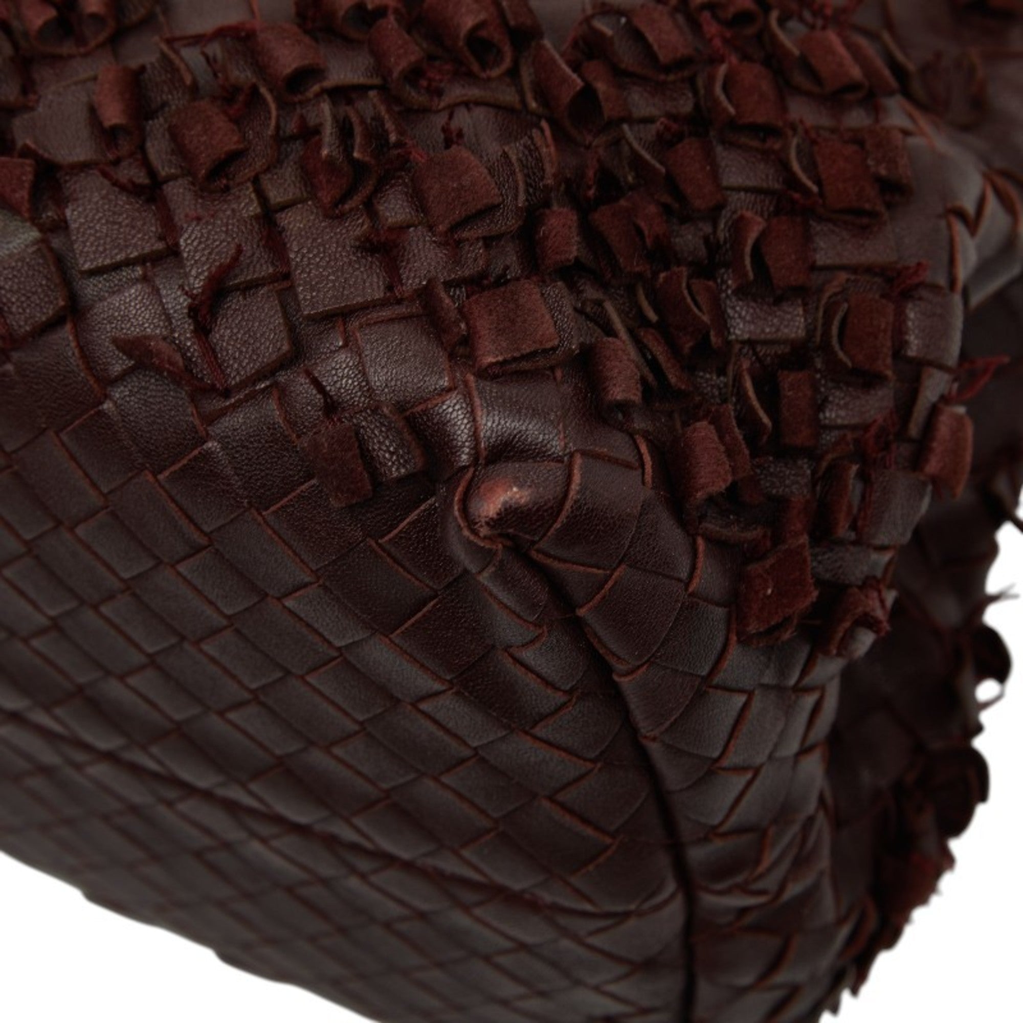 Bottega Veneta Brown Leather Handbag Tote Bag (Pre-Owned)