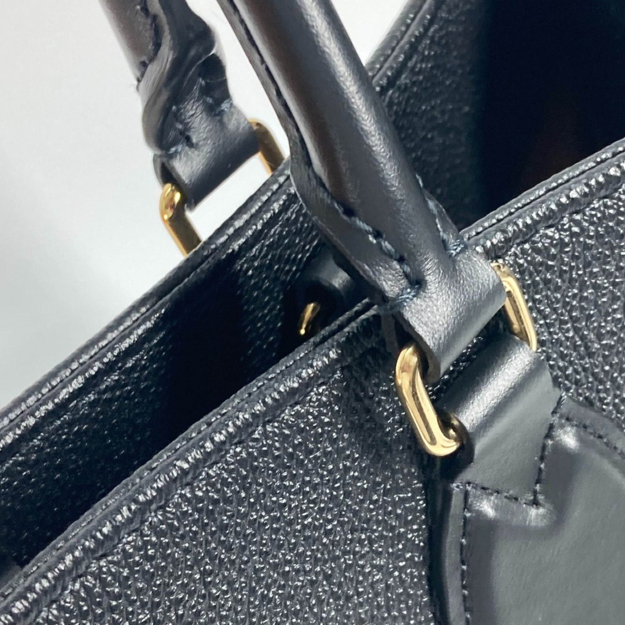 Louis Vuitton Monogram Empreinte Black Monogram Empreinte Shoulder Bag Tote Bag (Pre-Owned)