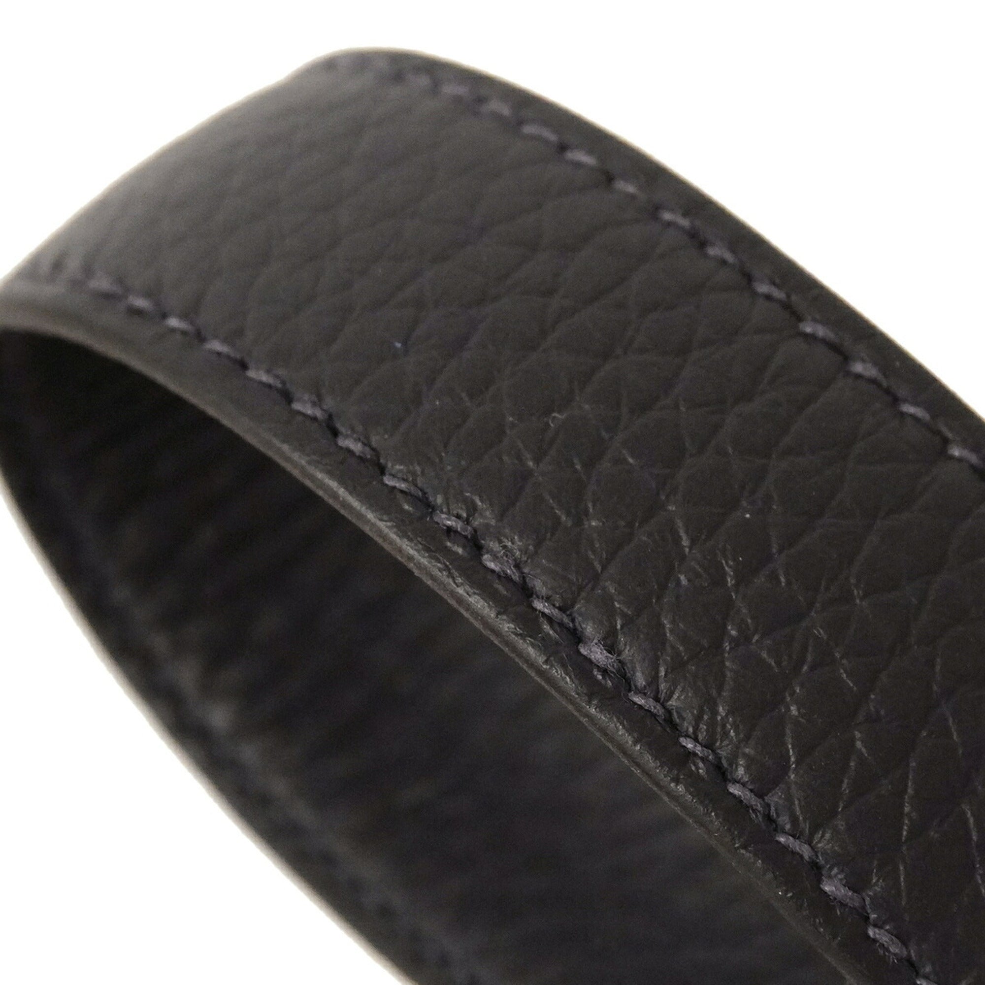 Hermes Black Taurillon Clemence Leather Handbag (Pre-Owned)