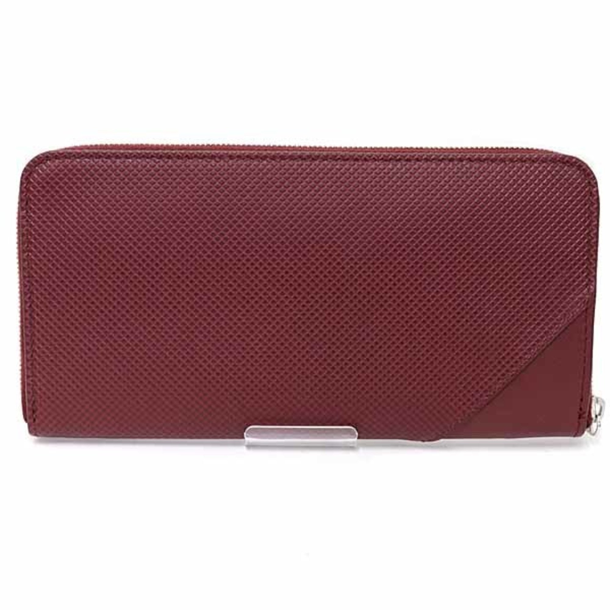 Bottega Veneta Bordeaux Pvc Long Wallet (Bi-Fold) (Pre-Owned)