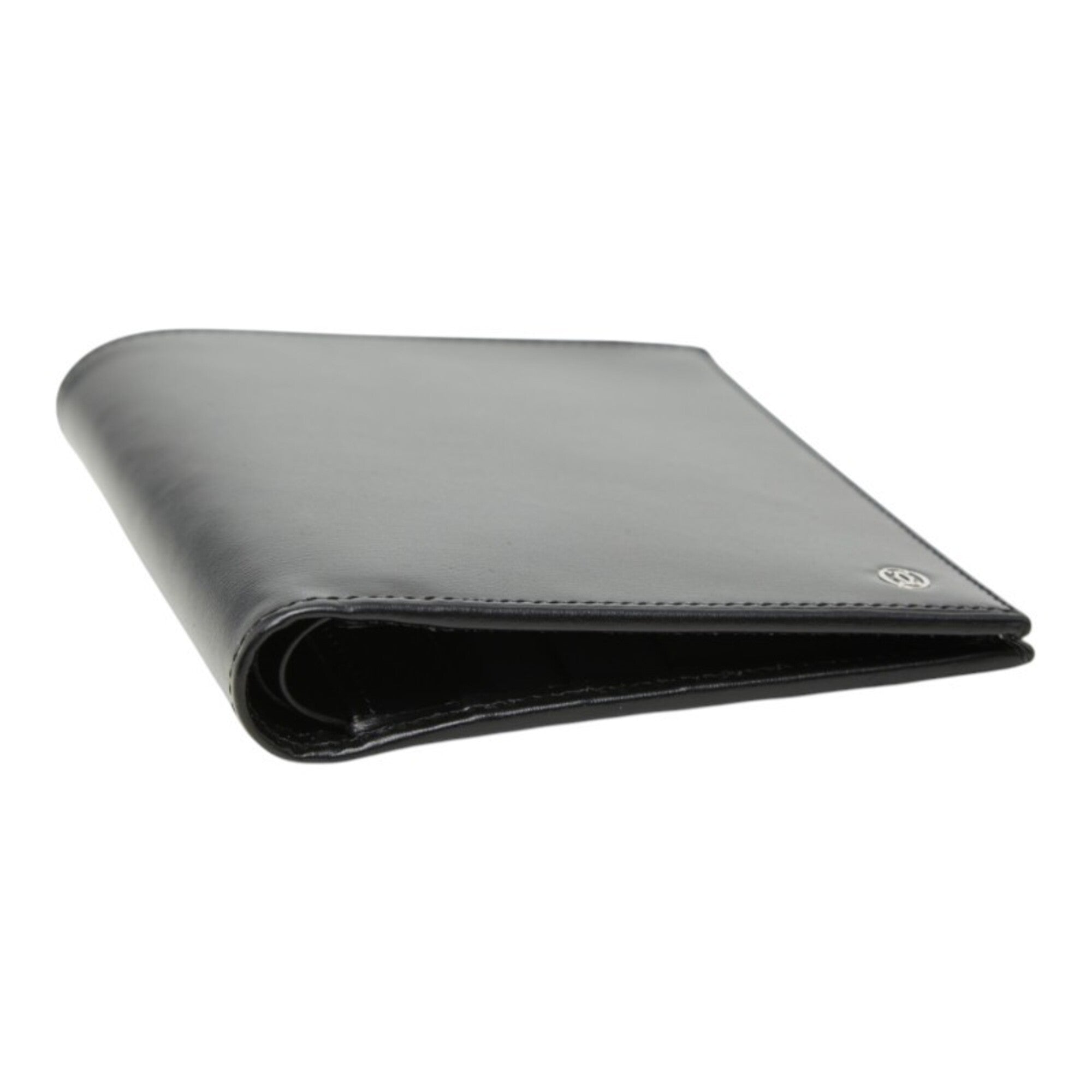 Cartier Black Leather Wallet (Bi-Fold) (Pre-Owned)