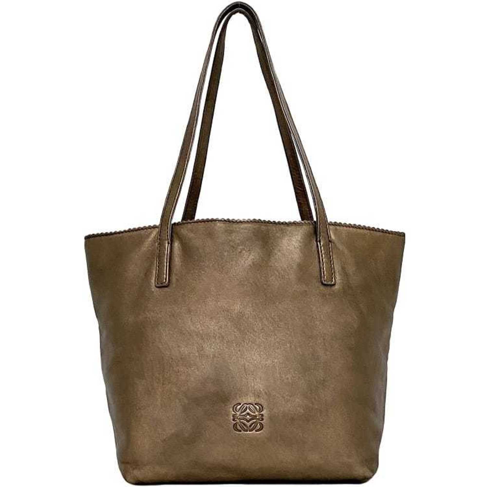 Loewe Brown Nappa Leather Leather Tote Bag (Pre-Owned)