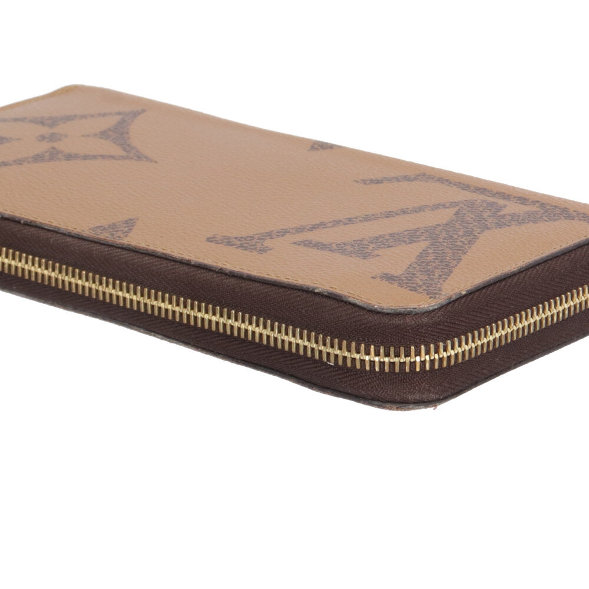 Louis Vuitton Brown Monogram Long Wallet (Bi-Fold) (Pre-Owned)