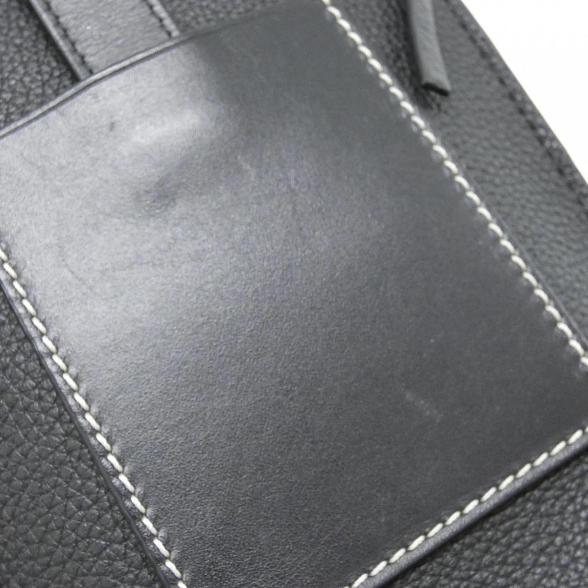 Loewe Black Leather Shoulder Bag (Pre-Owned)