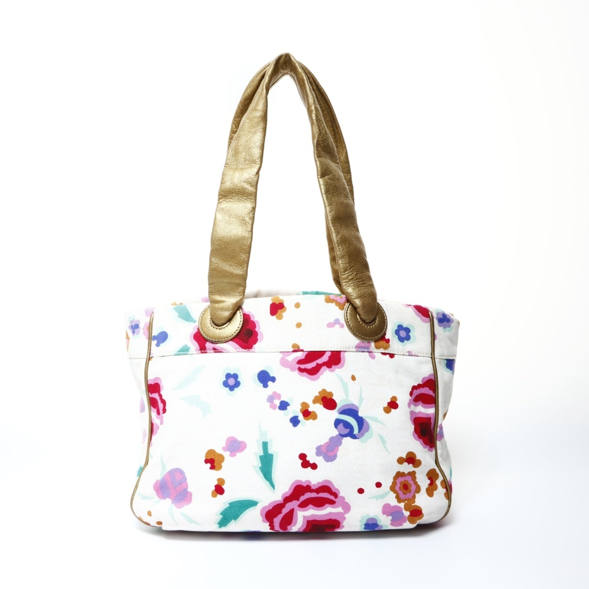 Chanel Multi-Color Canvas Tote Bag (Pre-Owned)