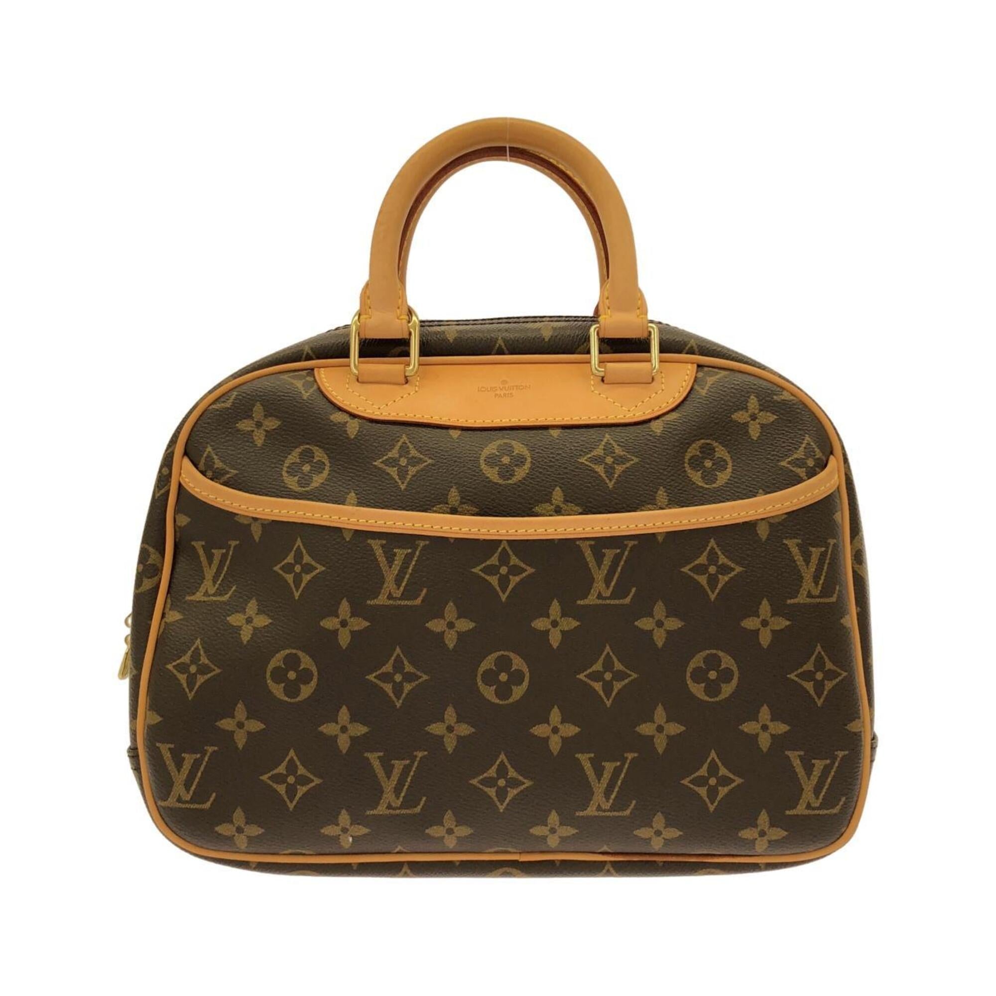 Louis Vuitton Monogram Marron Coated Canvas Handbag (Pre-Owned)