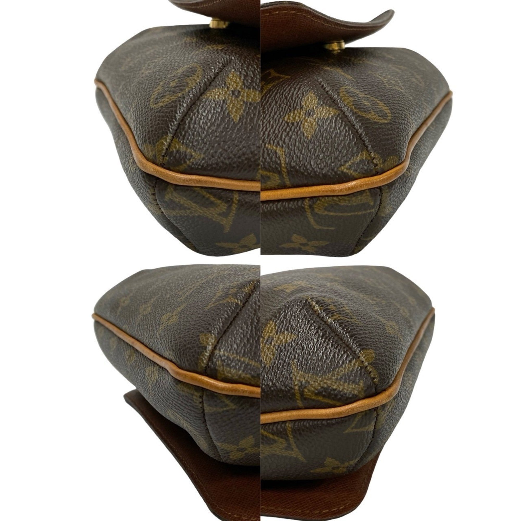Louis Vuitton Brown Leather Pvc Pochette Shoulder Bag (Pre-Owned)