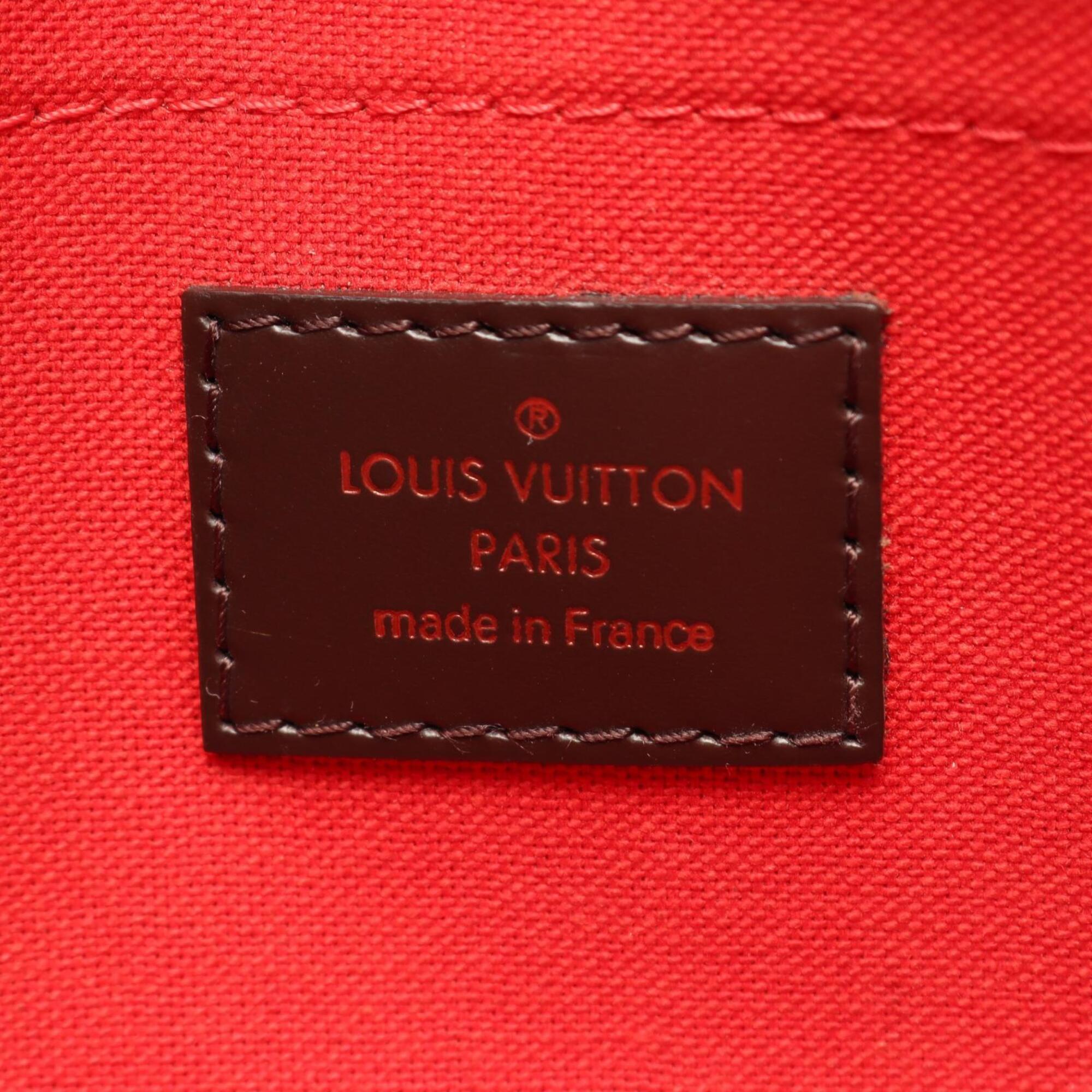 Louis Vuitton Brown Ebene Coated Canvas Leather Handbag (Pre-Owned)