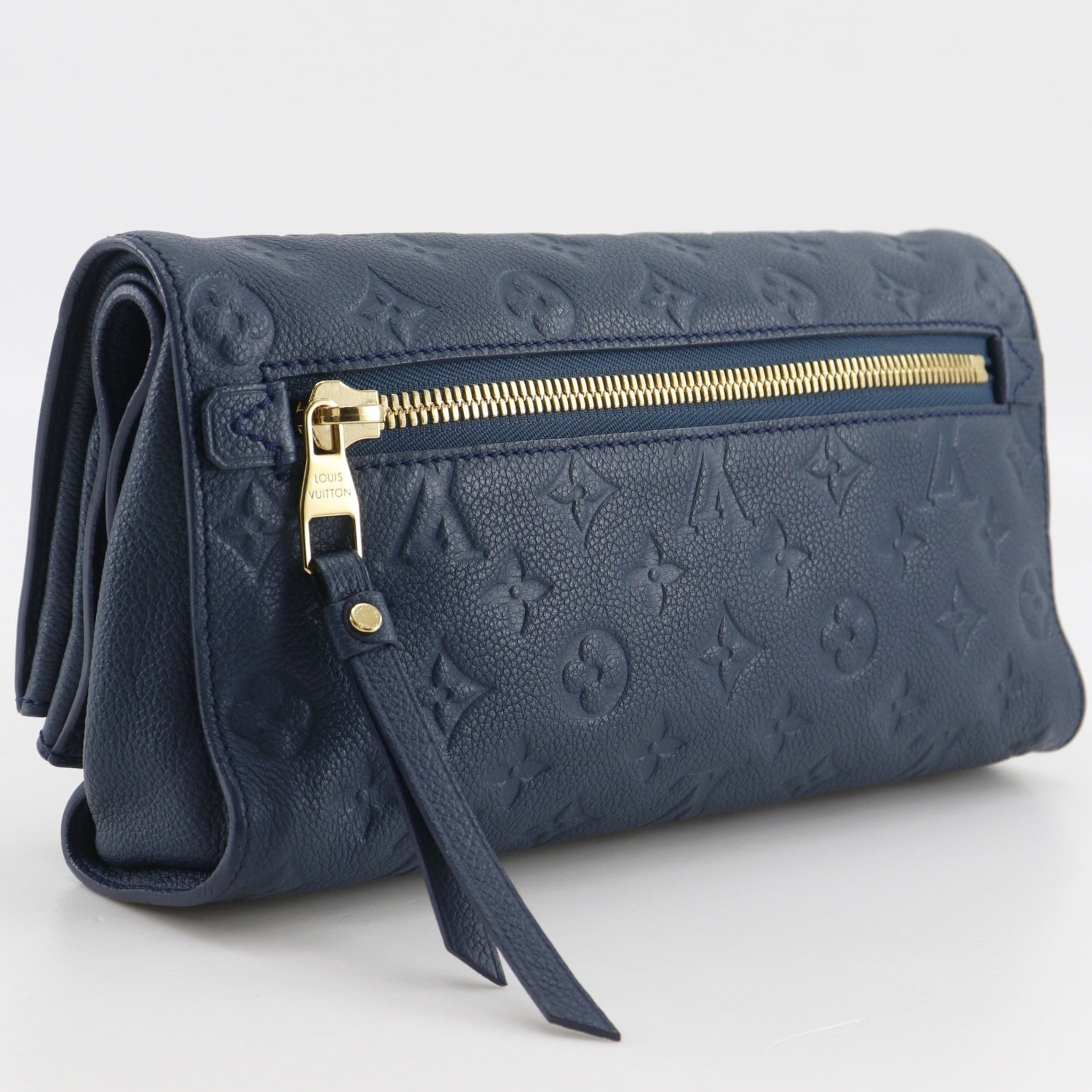 Louis Vuitton Navy Monogram Empreinte Clutch Bag (Pre-Owned)