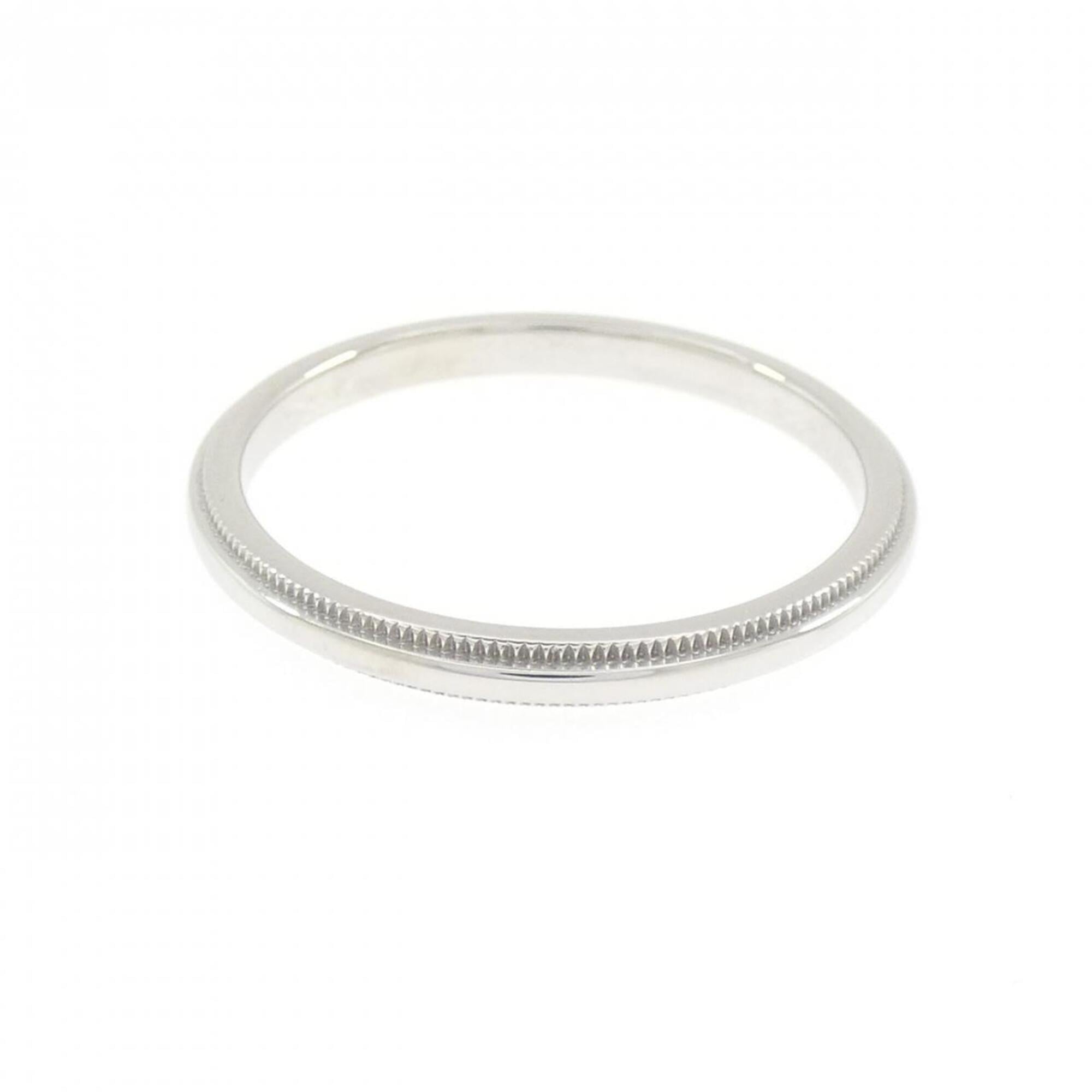 Tiffany Platinum Platinum 950 Band Ring (Pre-Owned)